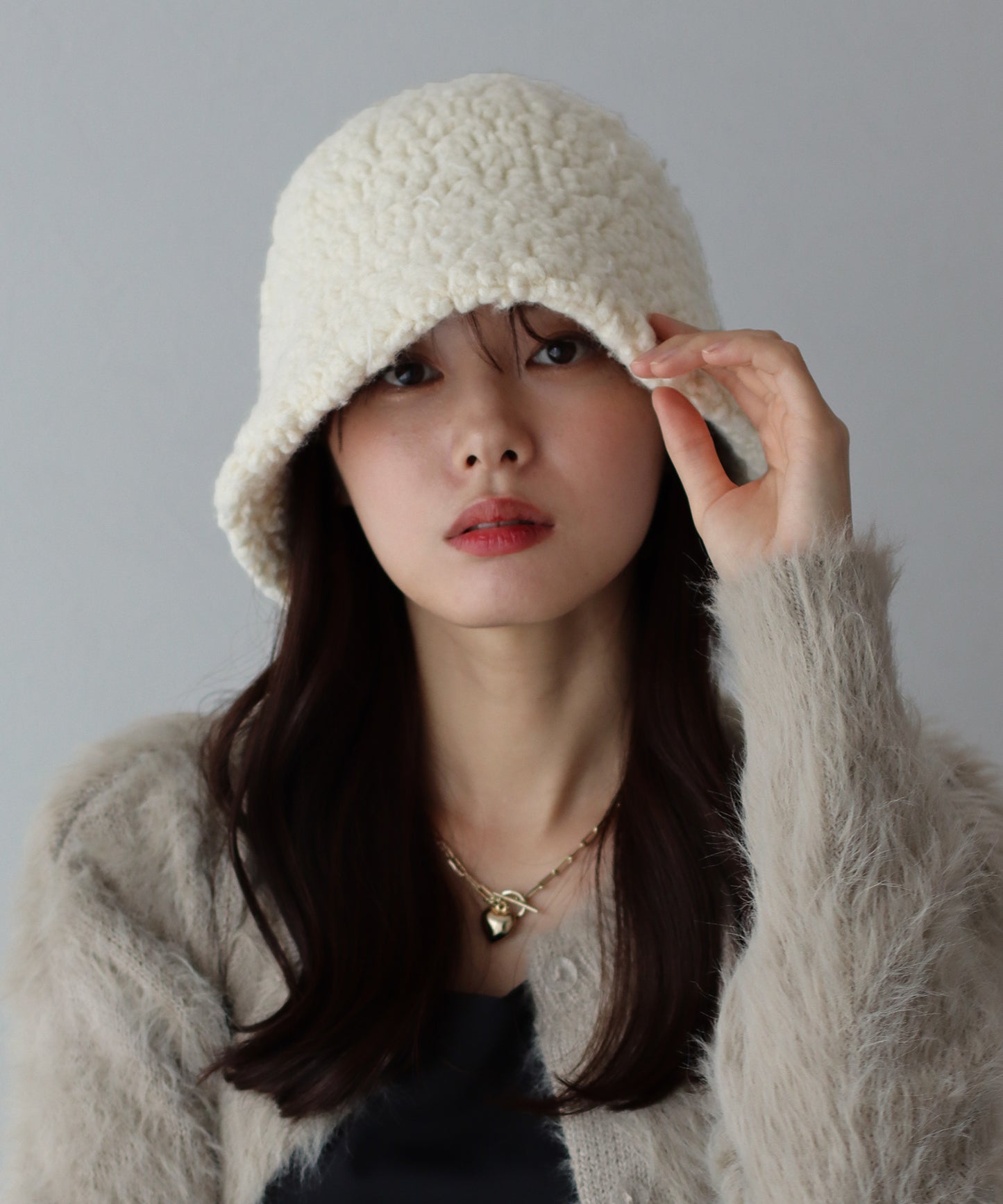 【SALE】ウールボアバケットハット