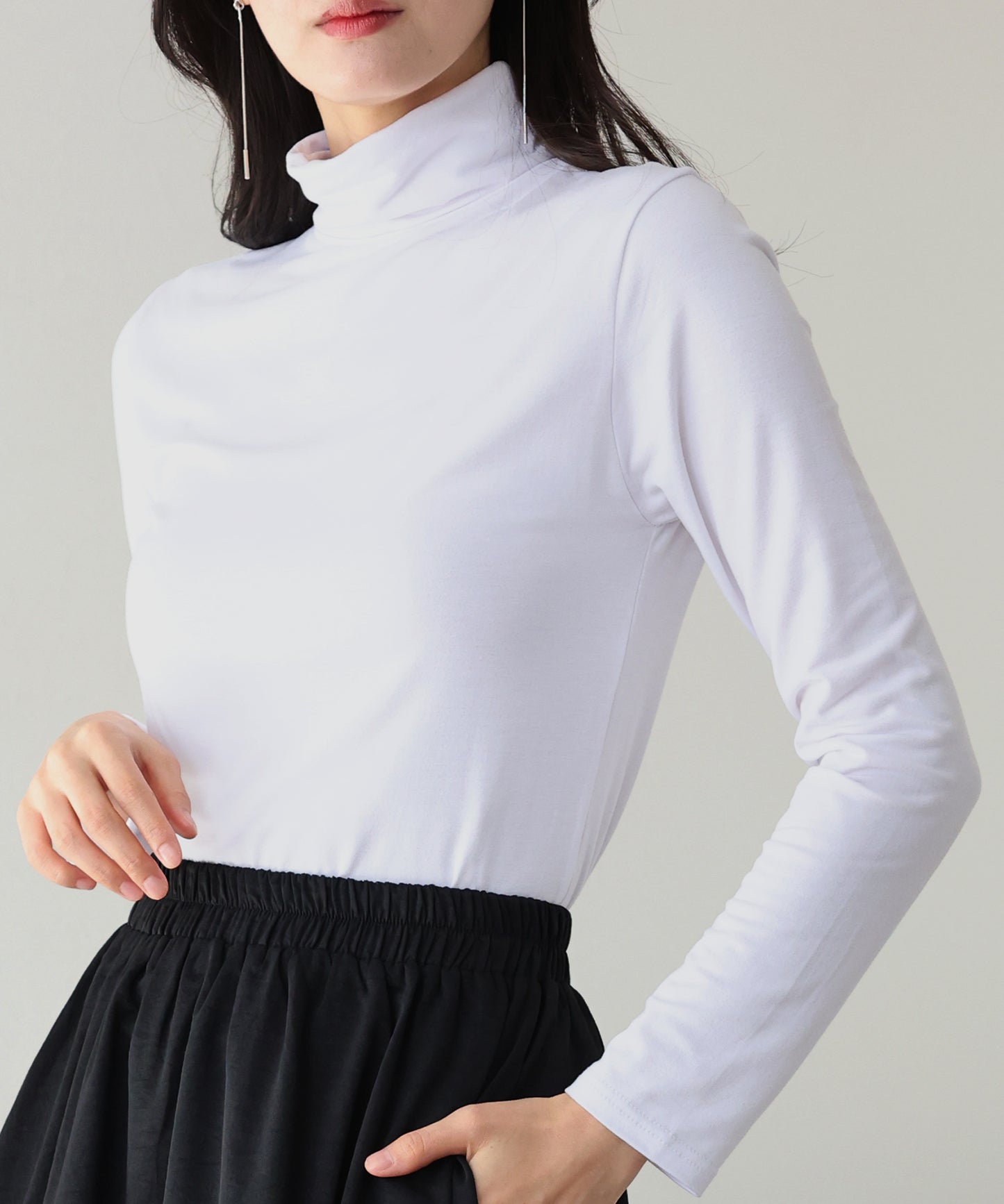 【SALE】タートルネックカットソー【ネコポス】