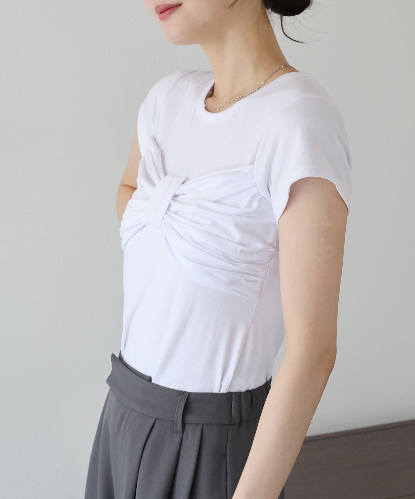 フロントリボンTシャツ【ネコポス】