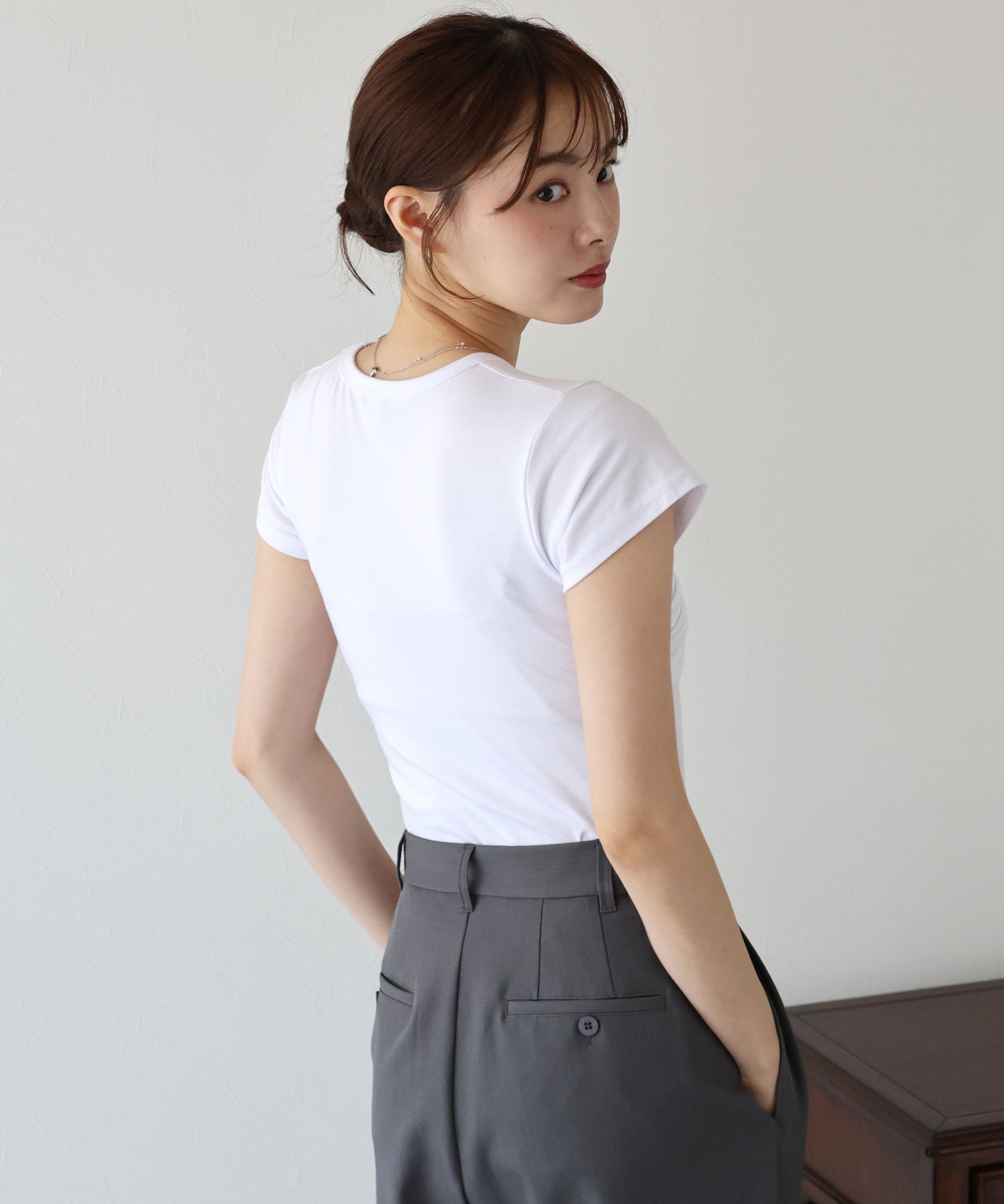 フロントリボンTシャツ【ネコポス】
