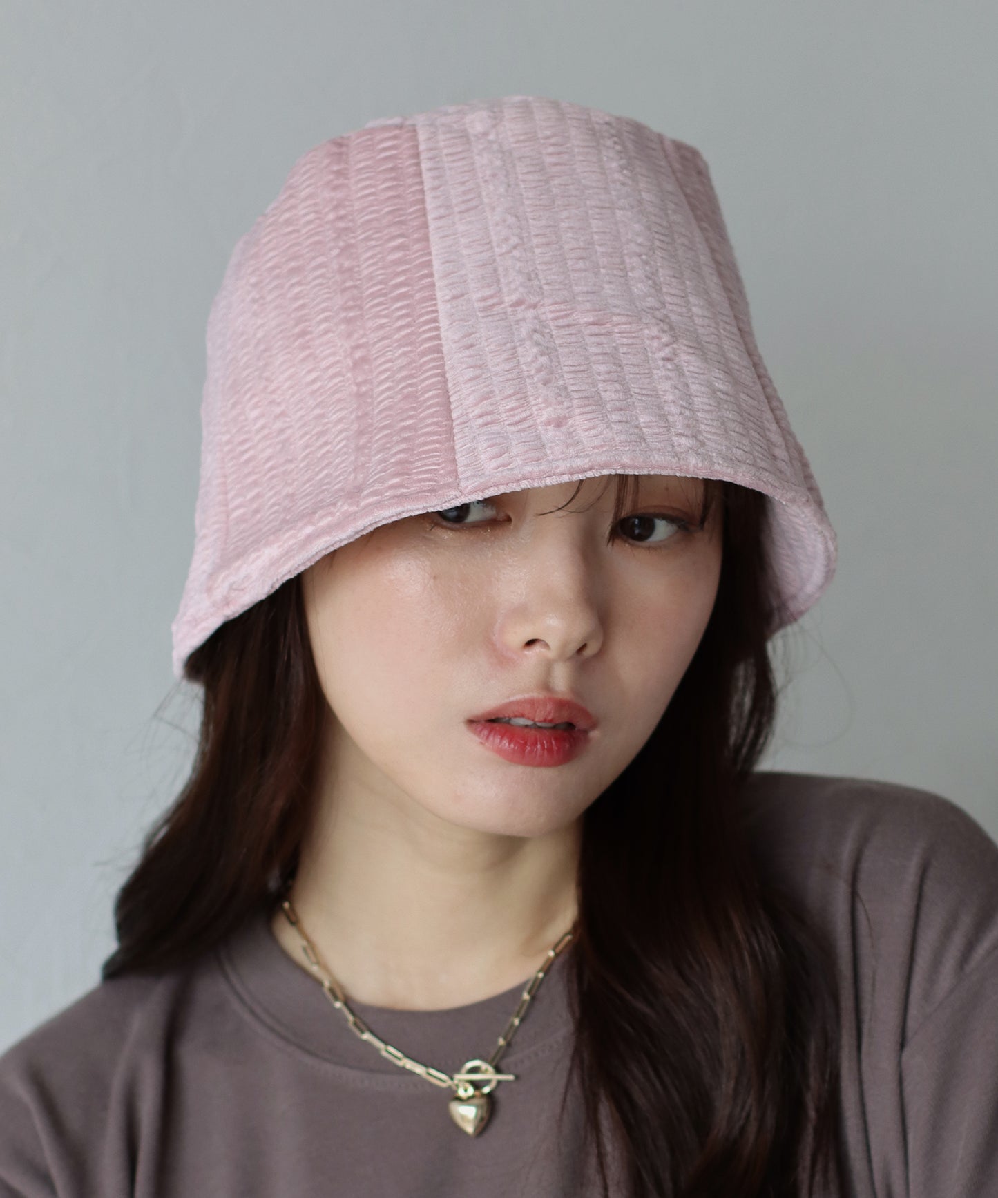 【SALE】ベロアジャガードバケットハット