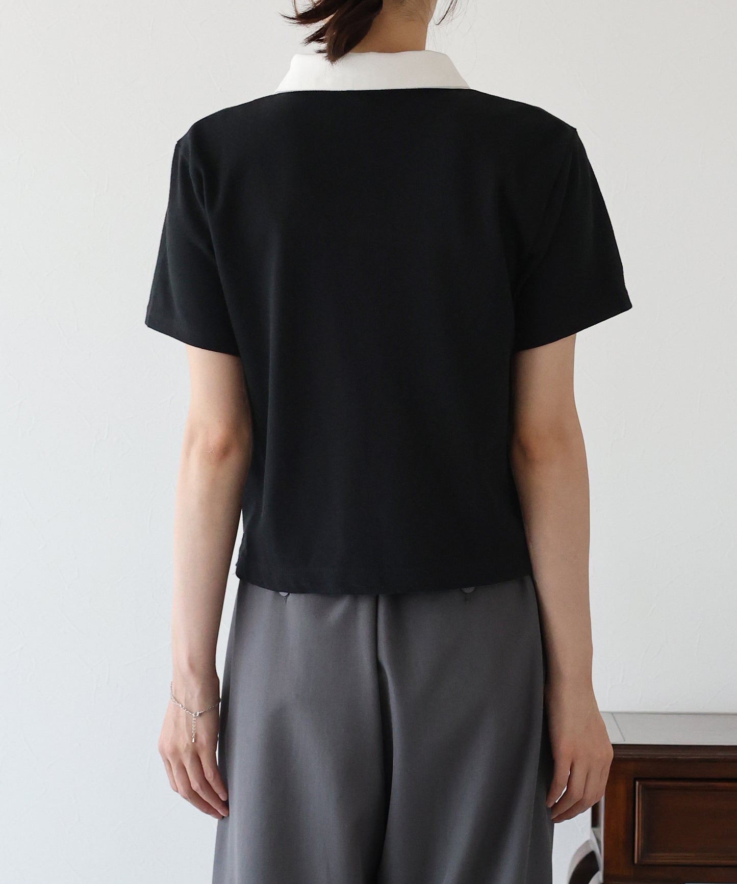 【TIME SALE】バイカラーポロシャツ【ネコポス】