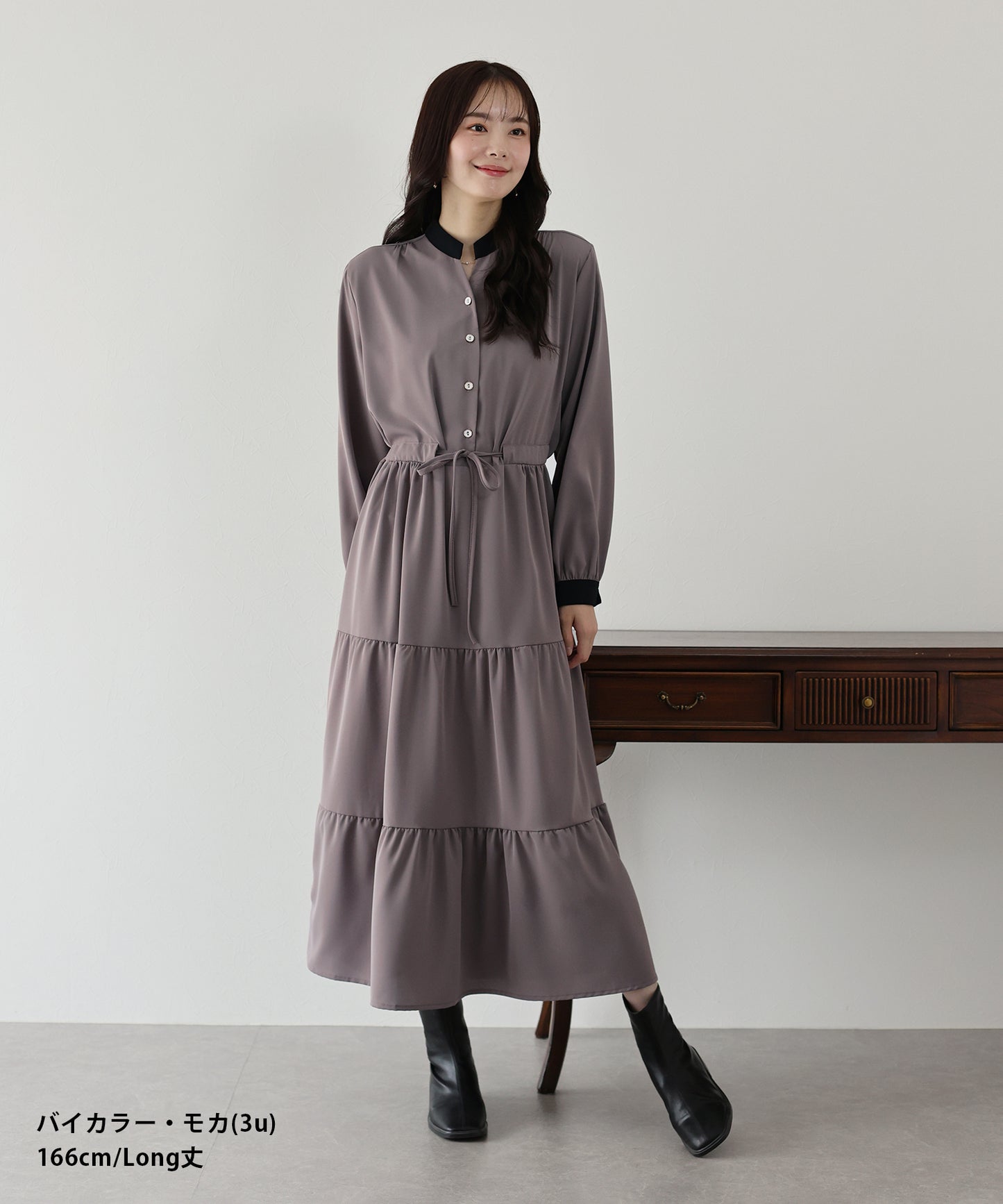 【TIME SALE】ティアードワンピース