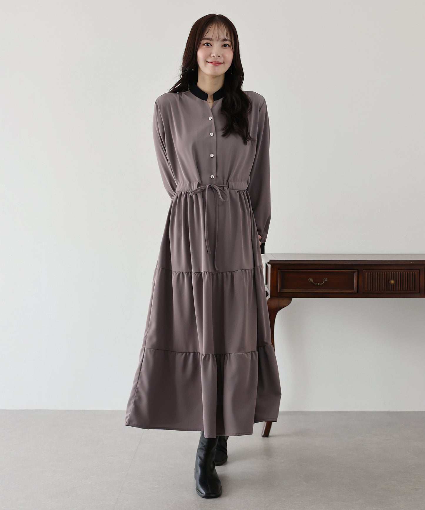 【TIME SALE】ティアードワンピース