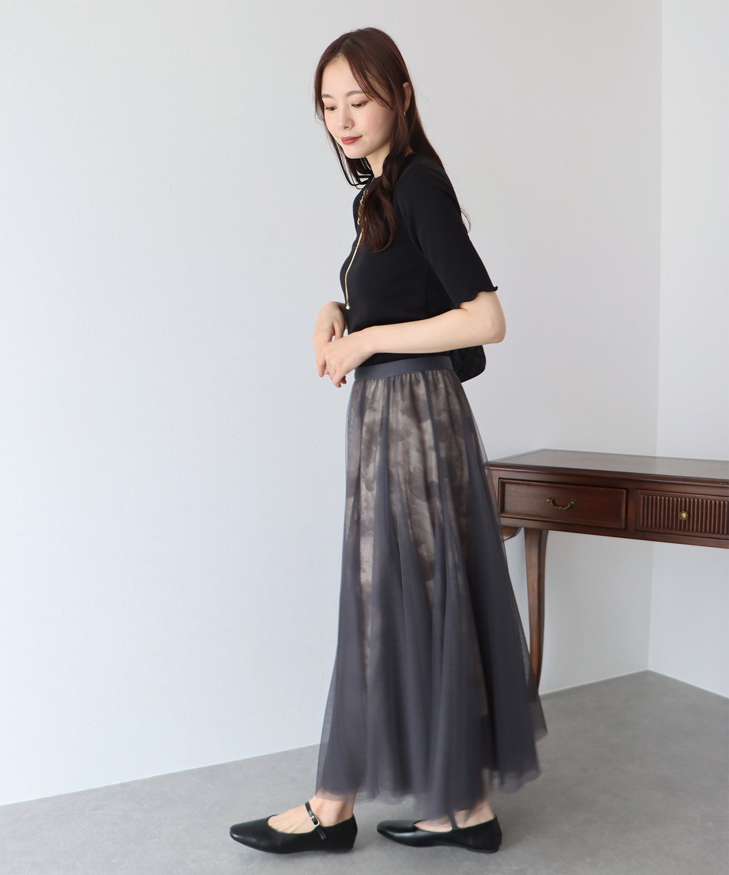 【SALE】ストラップフラットシューズ