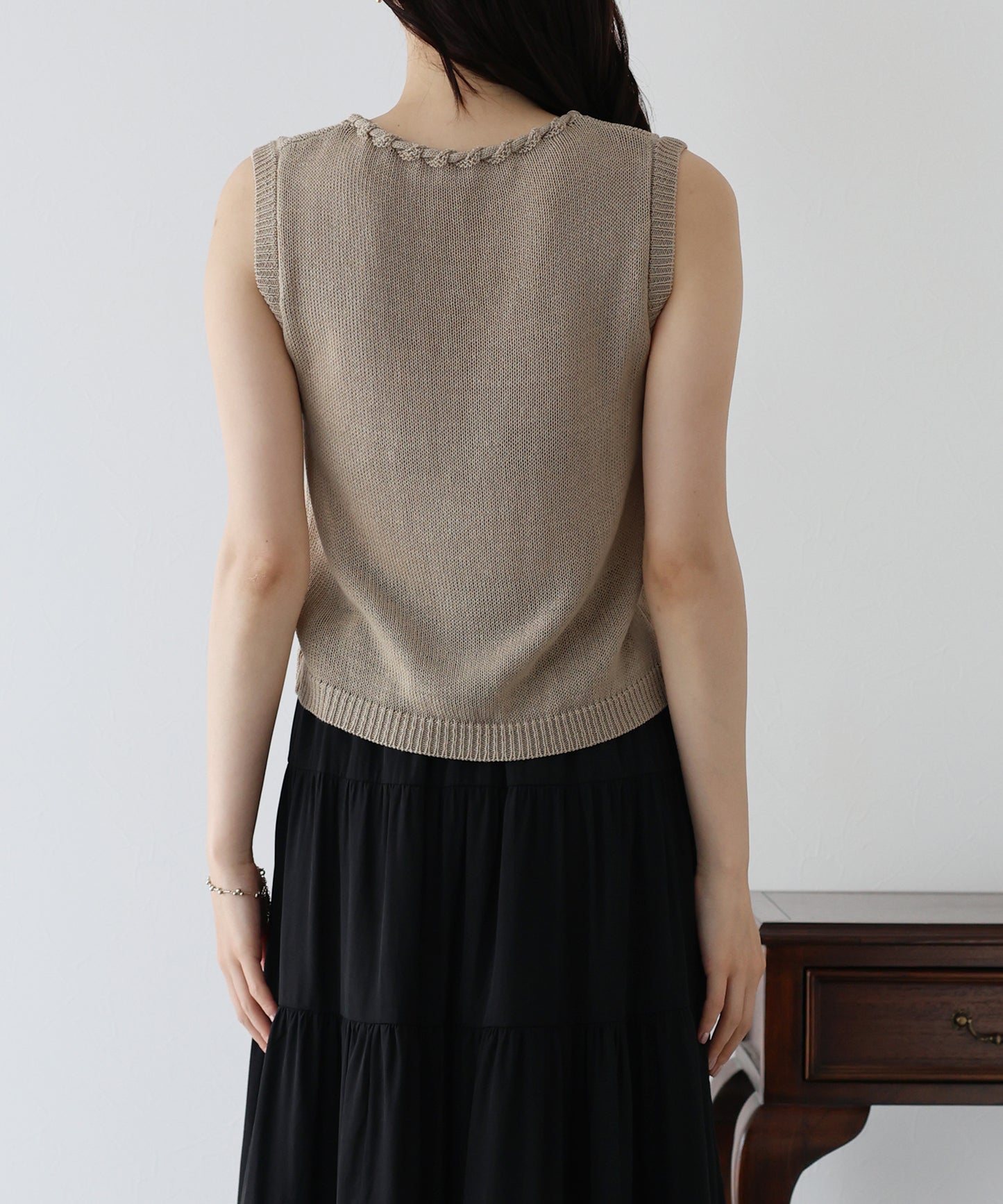 【SALE】リボンノースリサマーニット【ネコポス】