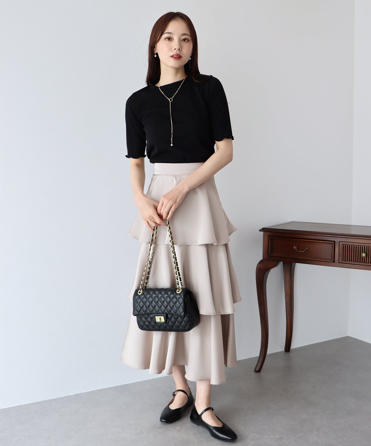 【SALE】ストラップフラットシューズ