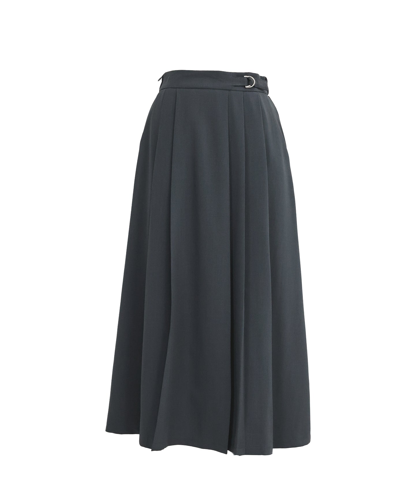 サイドベルトプリーツスカート