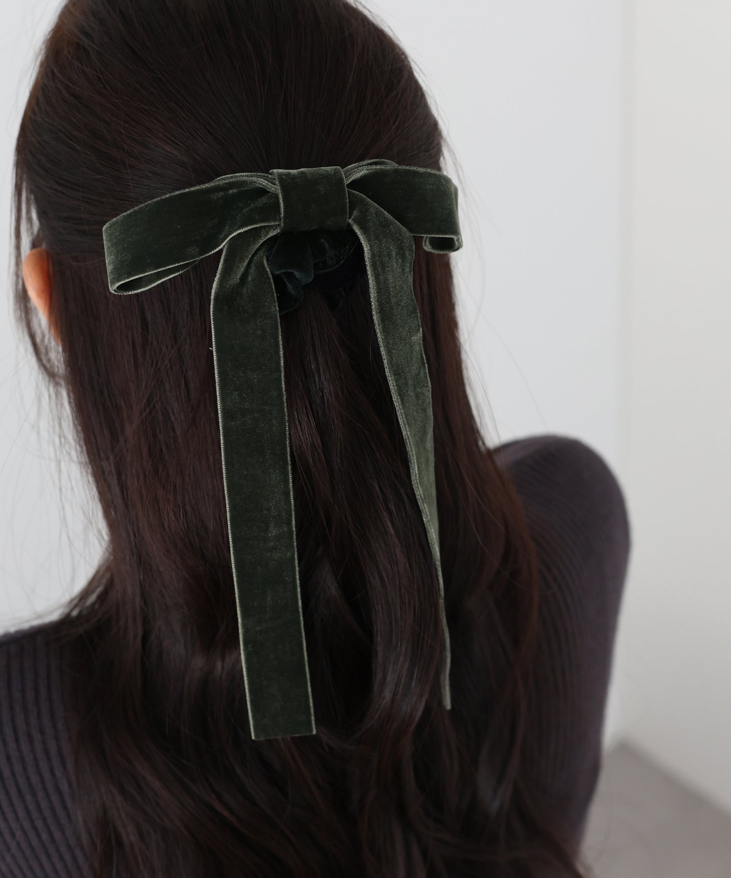 ロングベロアリボンシュシュ【ネコポス】