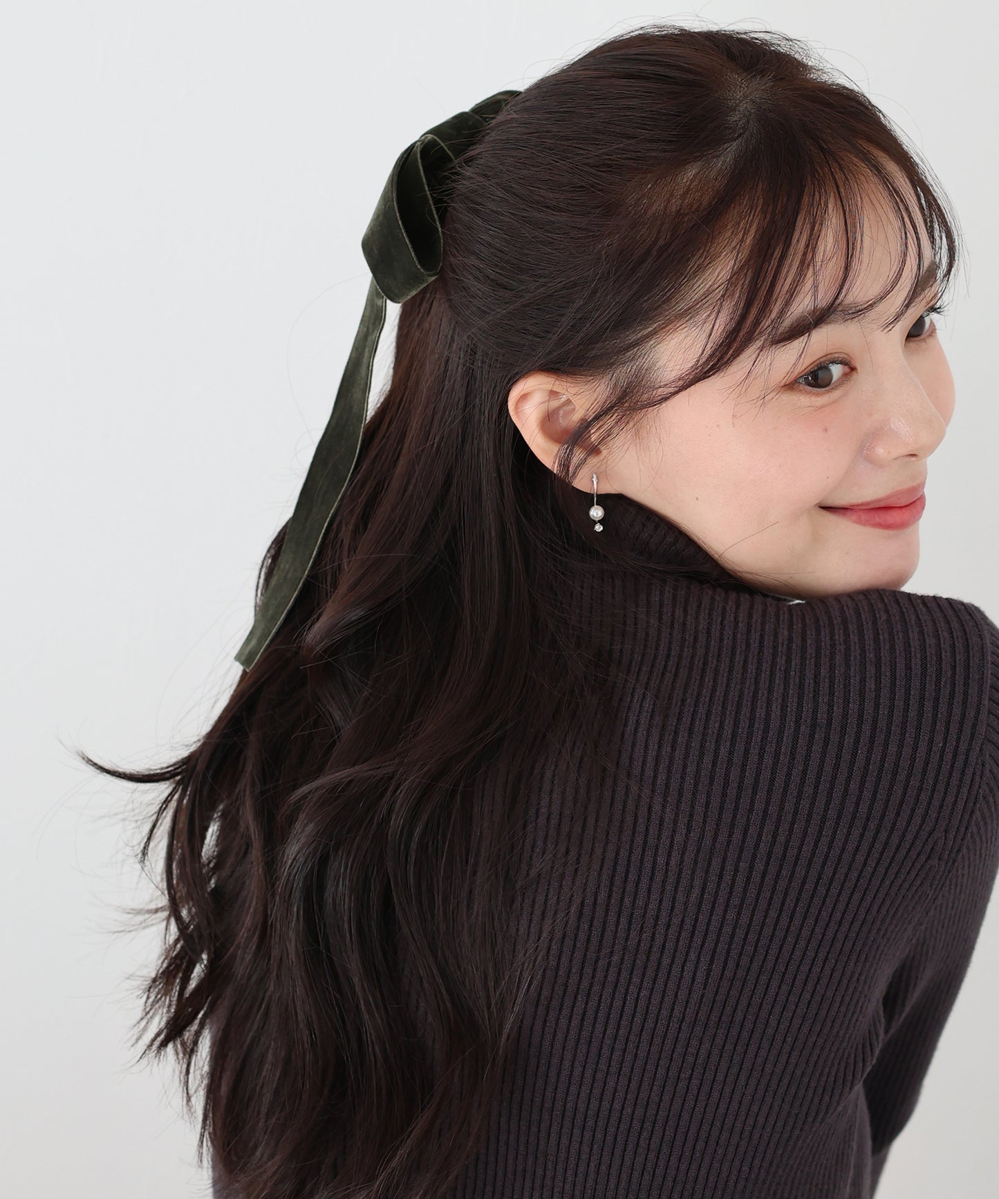 ロングベロアリボンシュシュ【ネコポス】