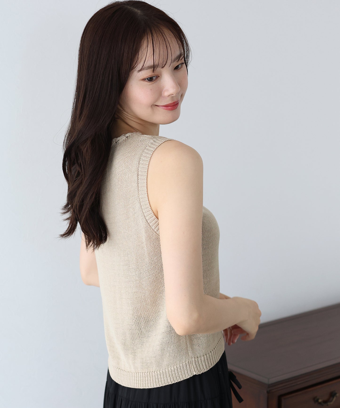 【SALE】リボンノースリサマーニット【ネコポス】