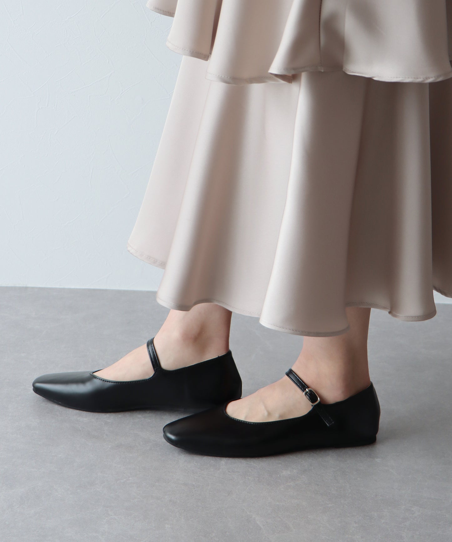 【SALE】ストラップフラットシューズ