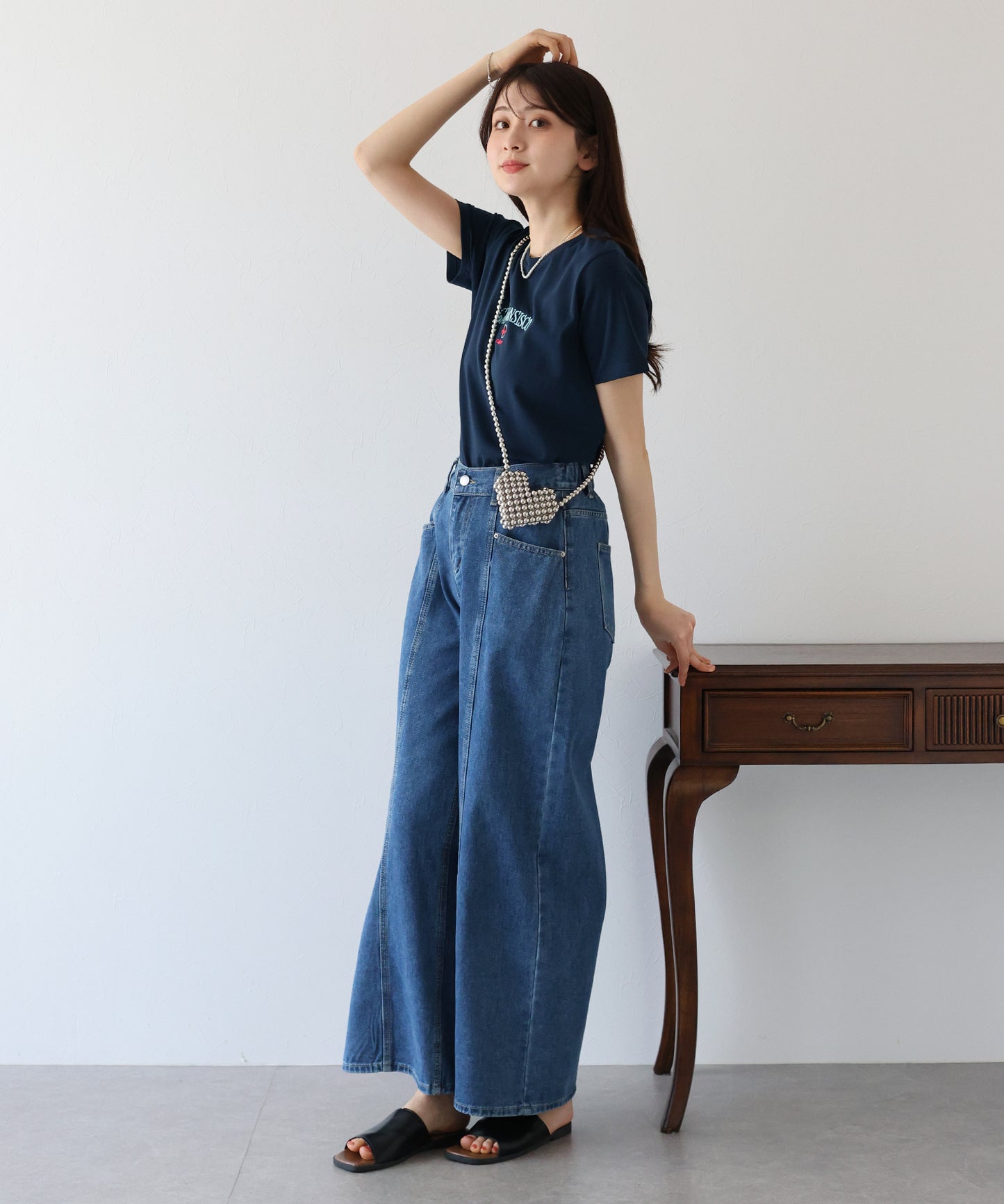 【TIME SALE】San Fransisco刺繍Tシャツ【ネコポス】