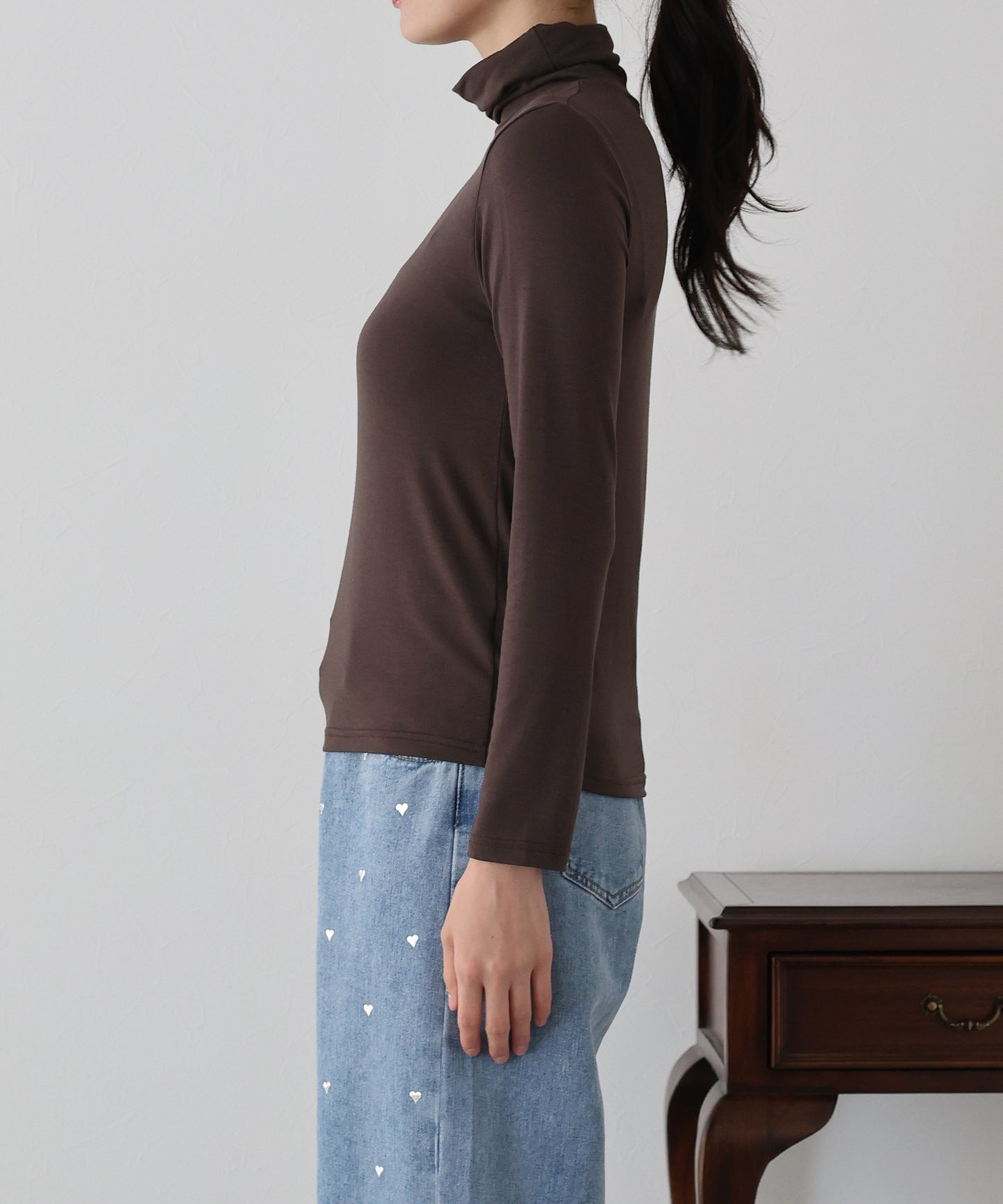 【SALE】タートルネックカットソー【ネコポス】