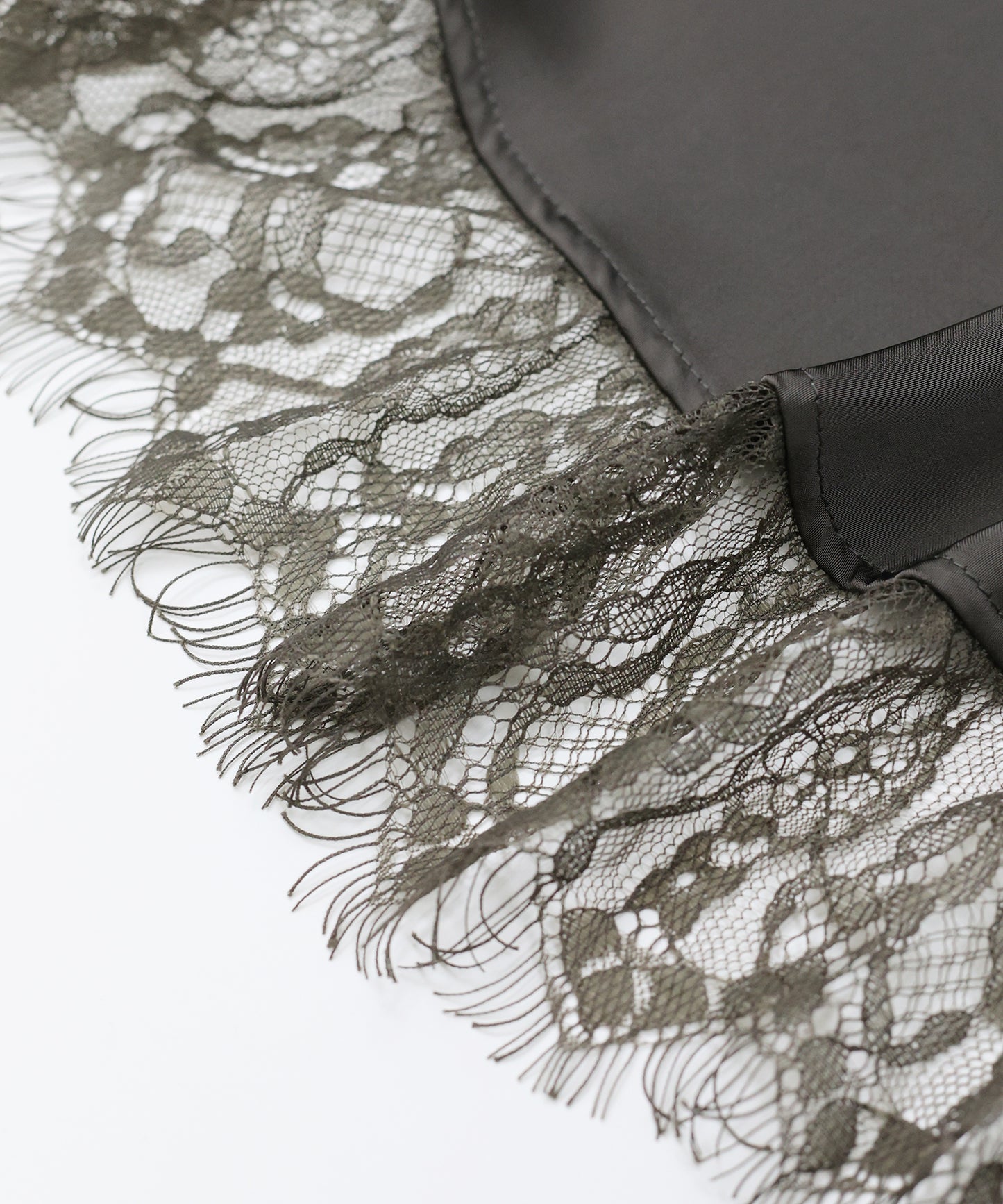 【早割5%OFF】レース切替サテンマーメイドスカート