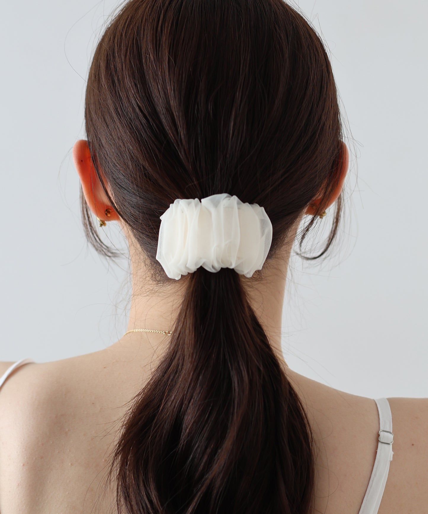 ギャザーオーガンジーヘアカフ