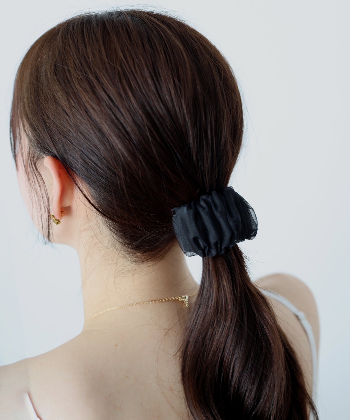 ギャザーオーガンジーヘアカフ