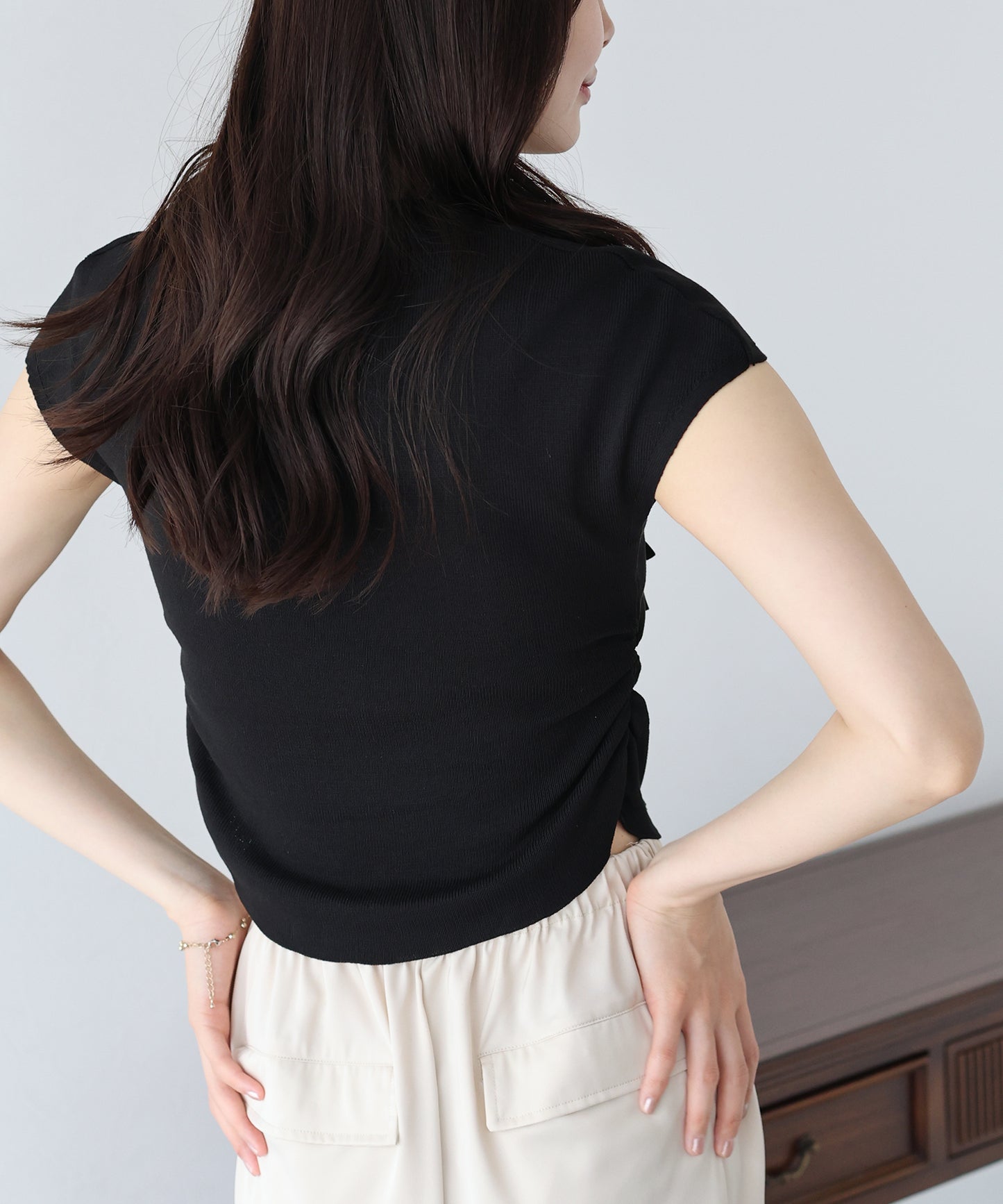 【SALE】リボンフレンチニット【ネコポス】