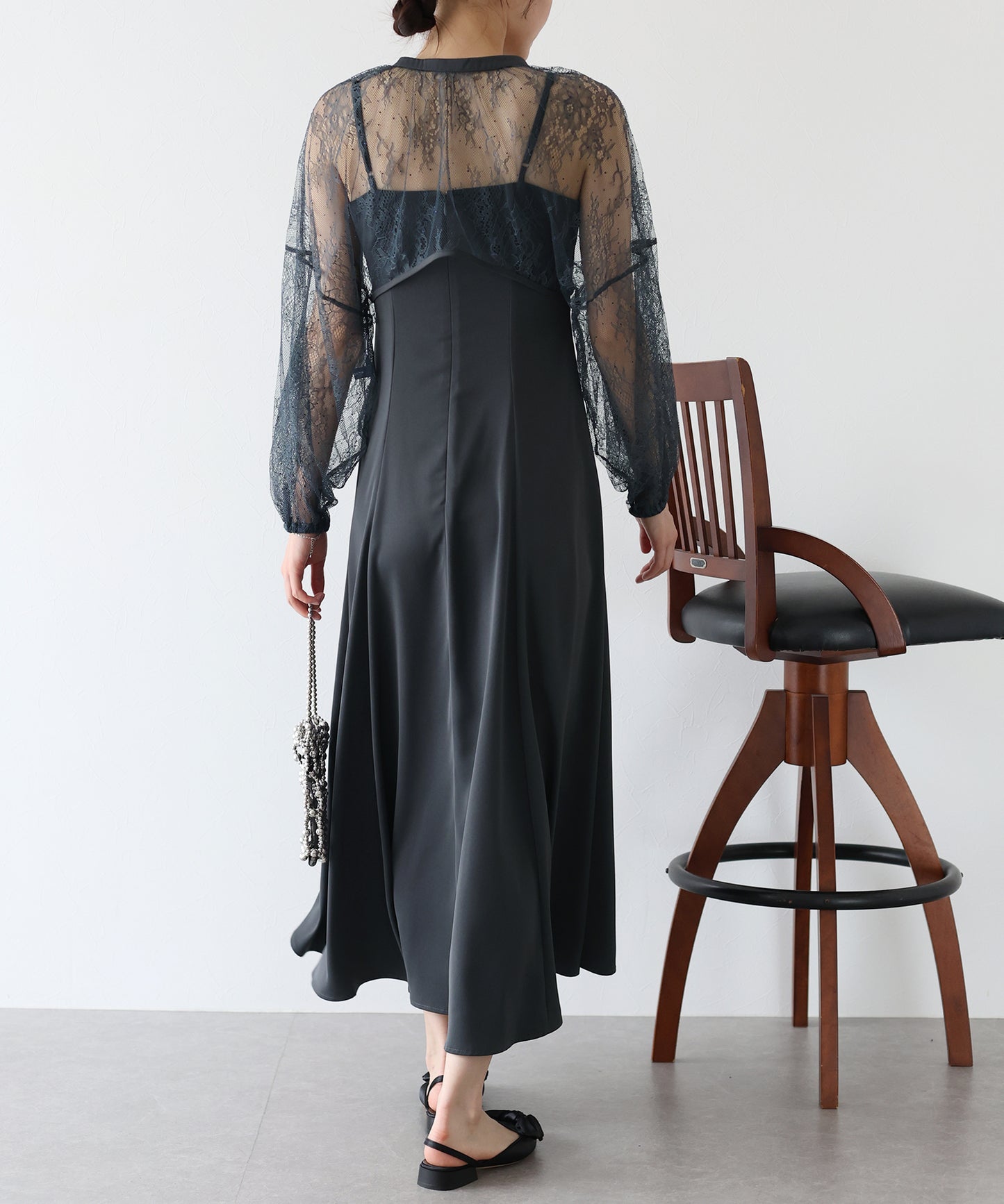 【SALE】レースボレロ×マーメイドワンピースドレス