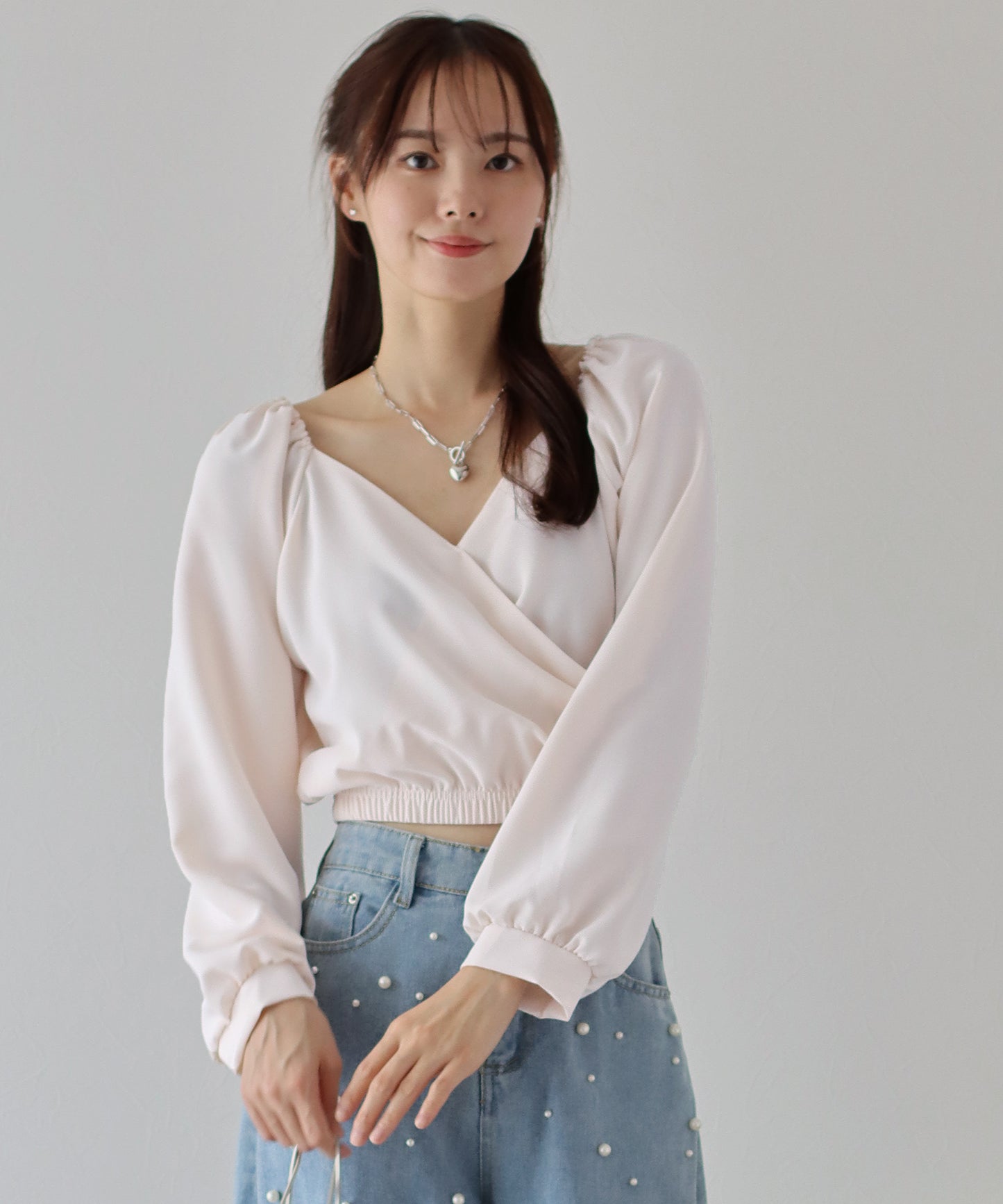 【TIME SALE】カシュクールブラウス