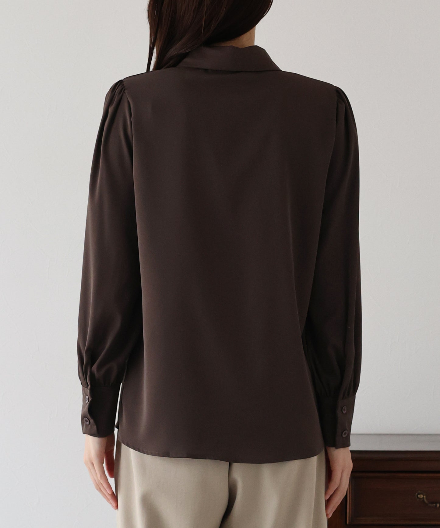 ボウタイリボンブラウス【ネコポス】