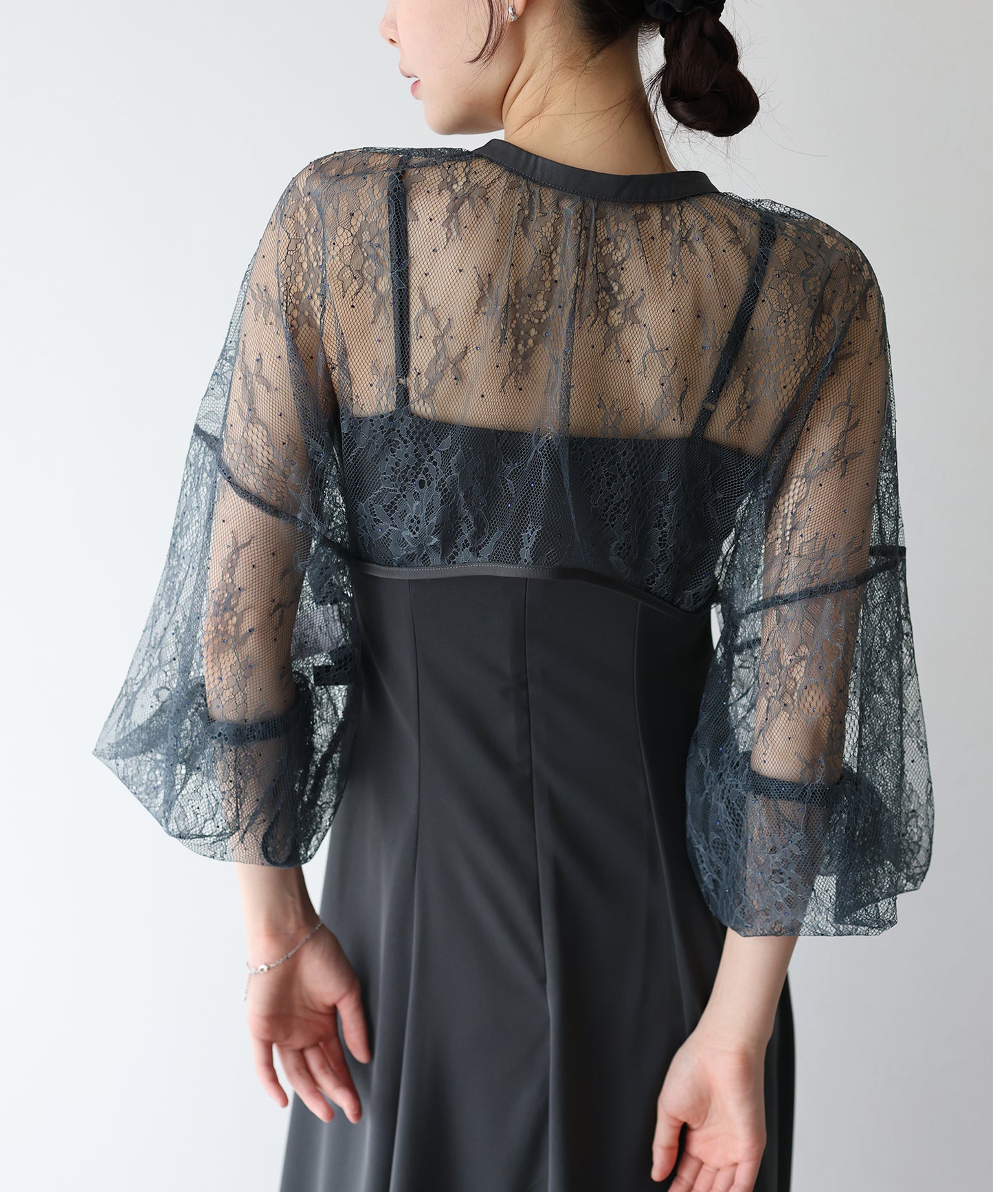 【SALE】レースボレロ×マーメイドワンピースドレス