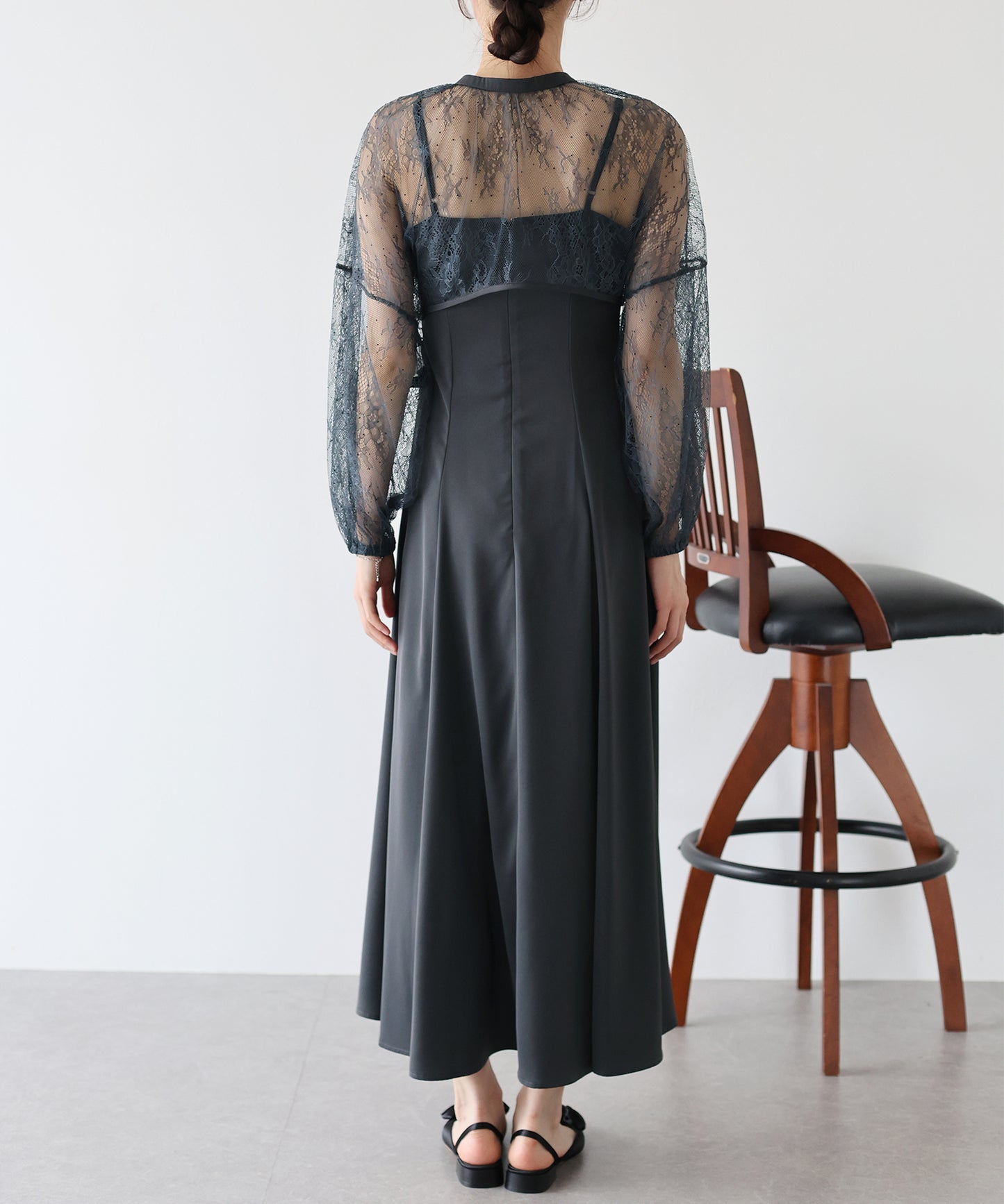 【SALE】レースボレロ×マーメイドワンピースドレス