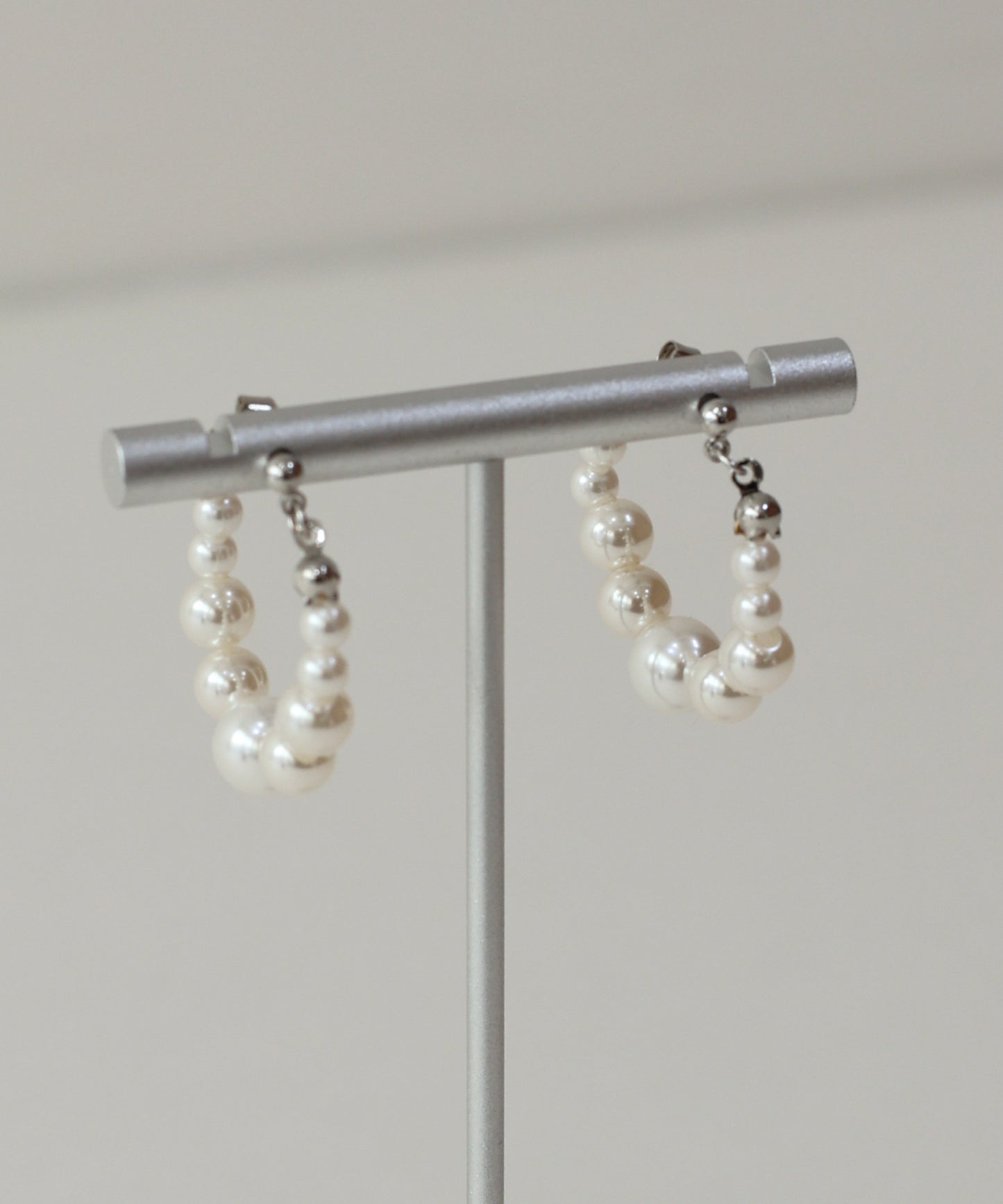 【早割5%OFF】パールフープピアス / ニッケルフリー【ネコポス】