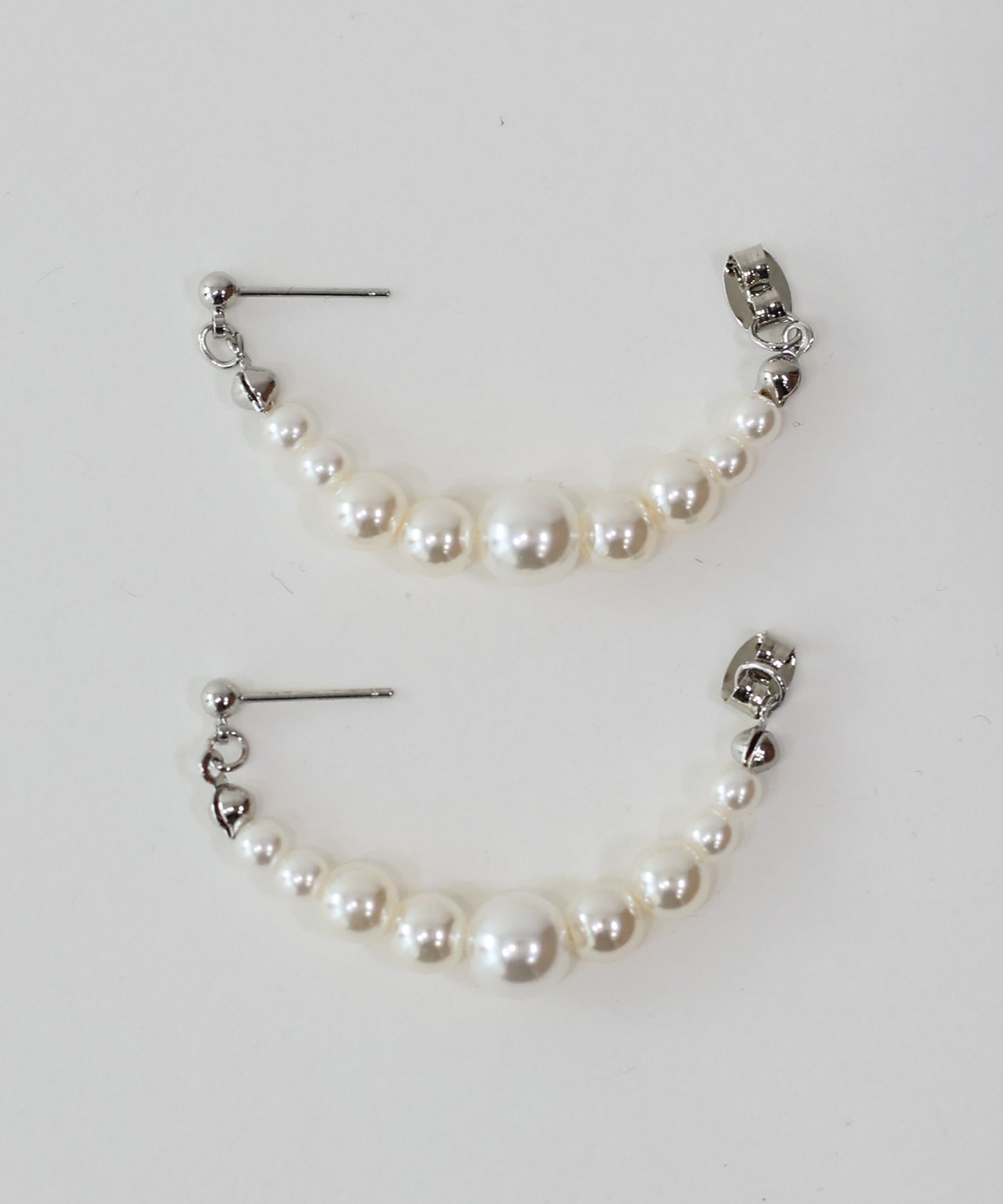 【早割5%OFF】パールフープピアス / ニッケルフリー【ネコポス】