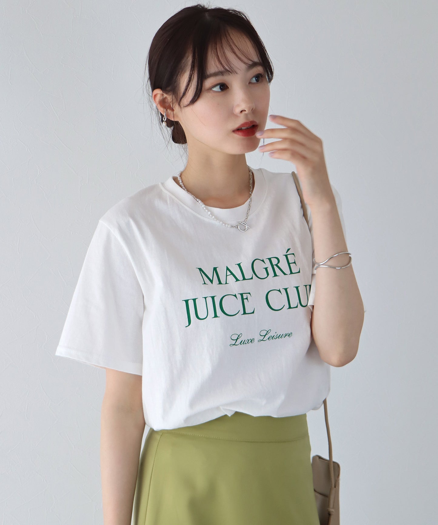 【TIME SALE】MALGRE JUICE CLUBプリントTシャツ【ゆうパケット】