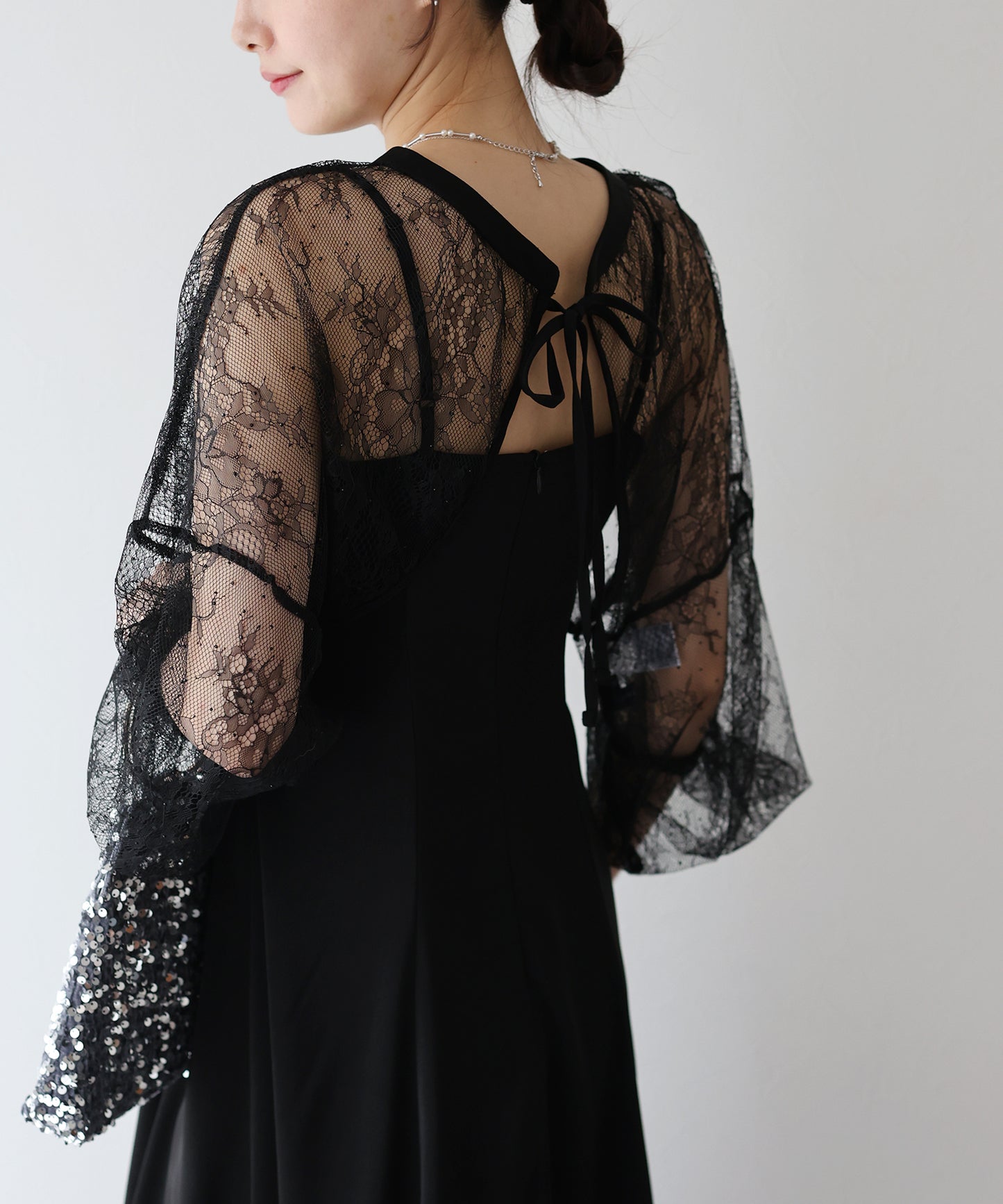 【SALE】レースボレロ×マーメイドワンピースドレス