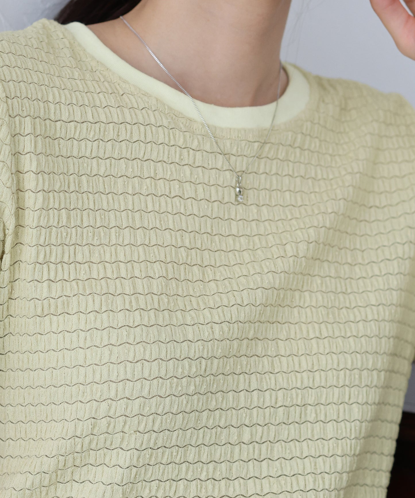 【SALE】襟配色ボーダーTシャツ【ネコポス】