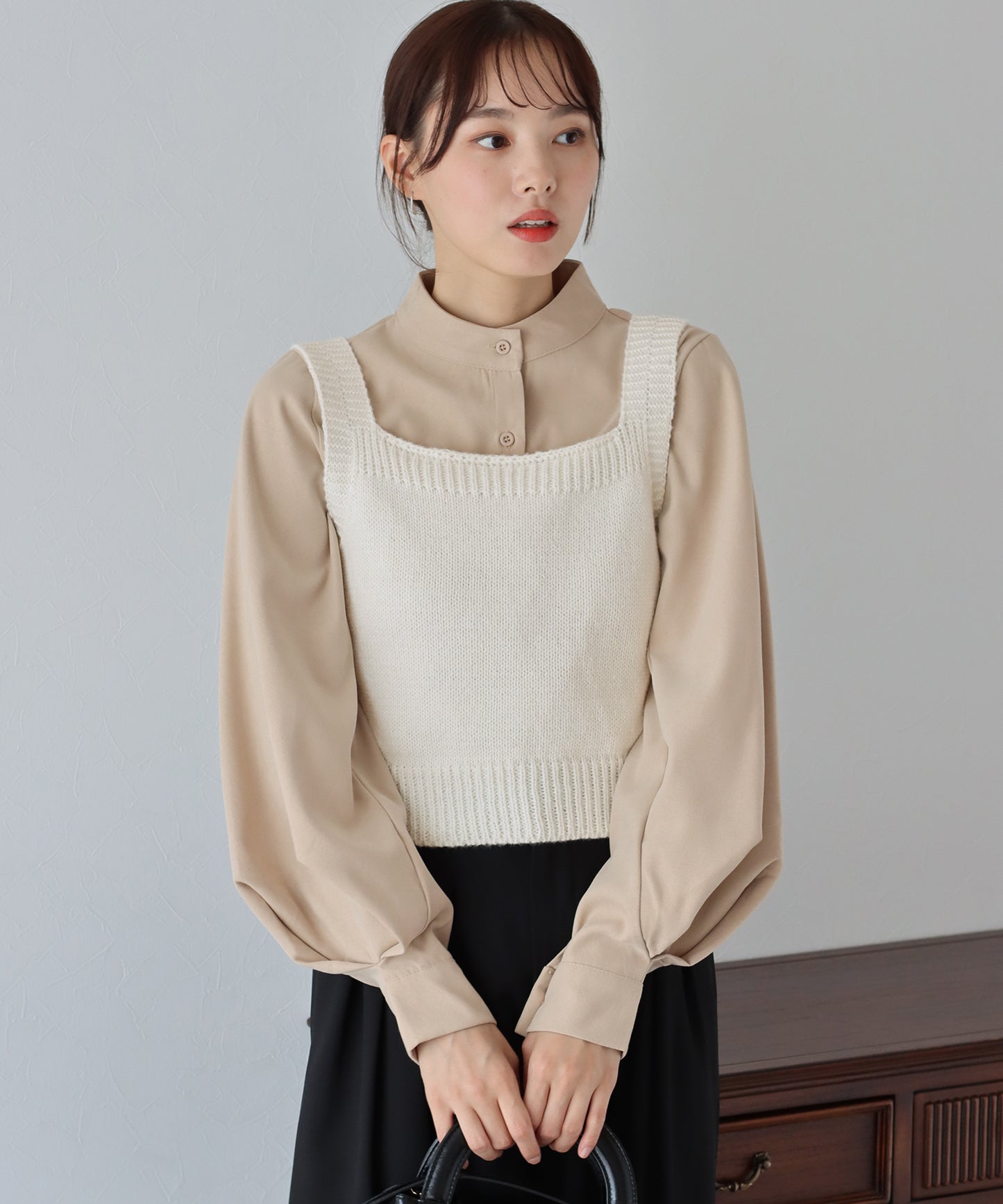 【TIME SALE】ニットビスチェ