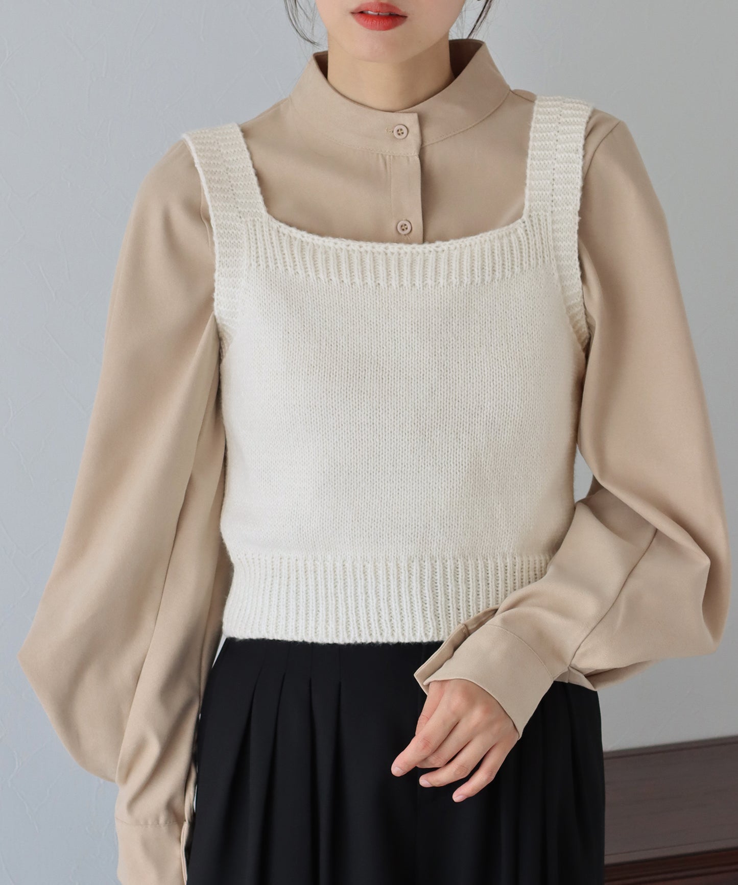【TIME SALE】ニットビスチェ