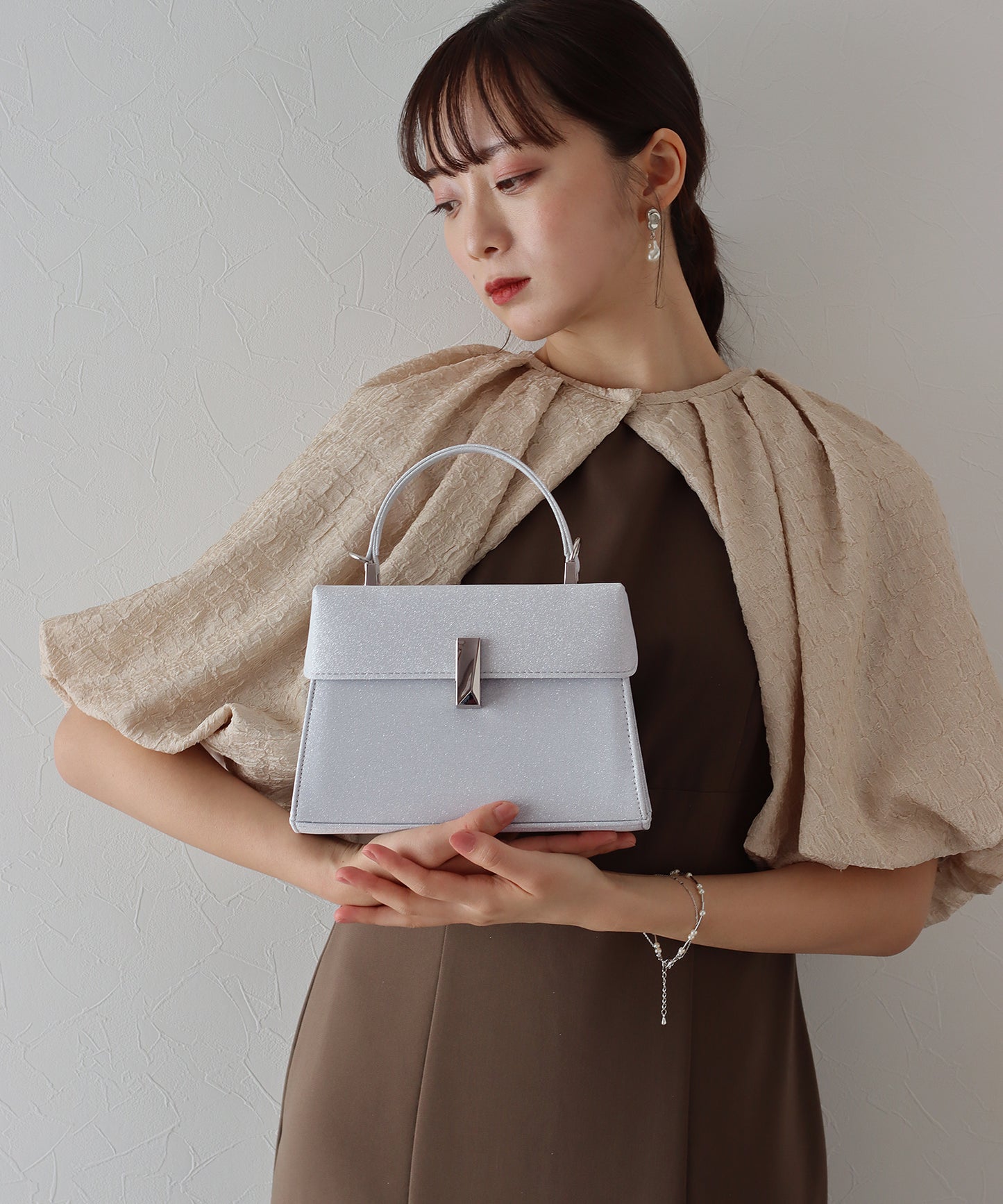 【TIME SALE】2WAYラメハンドバッグ