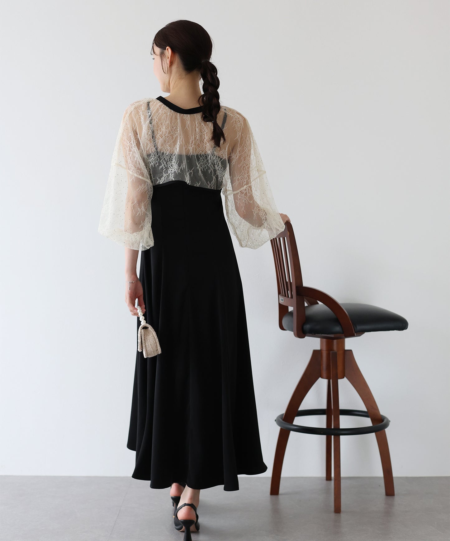 【SALE】レースボレロ×マーメイドワンピースドレス