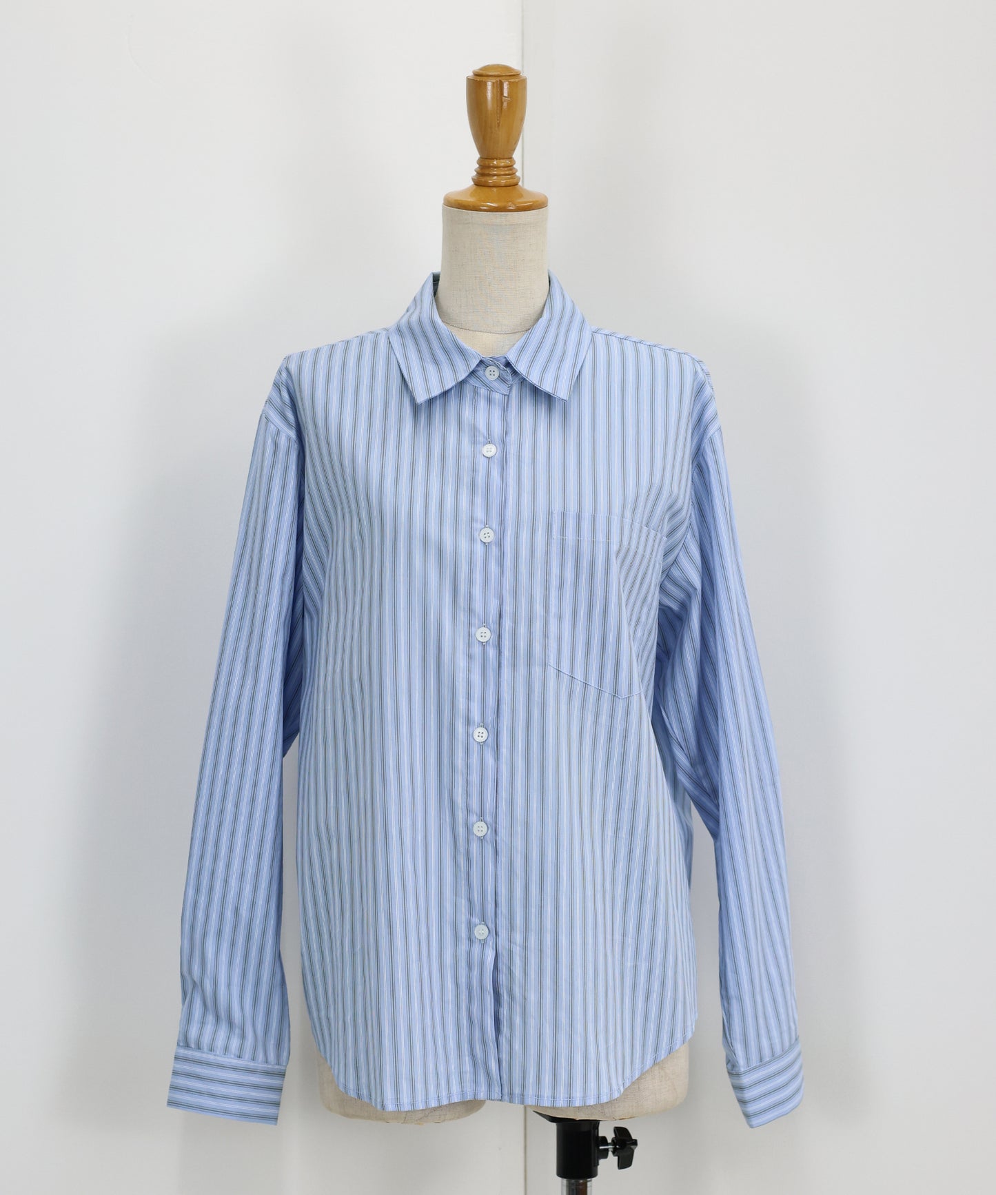 【SALE】カラーストライプシャツ【ネコポス】