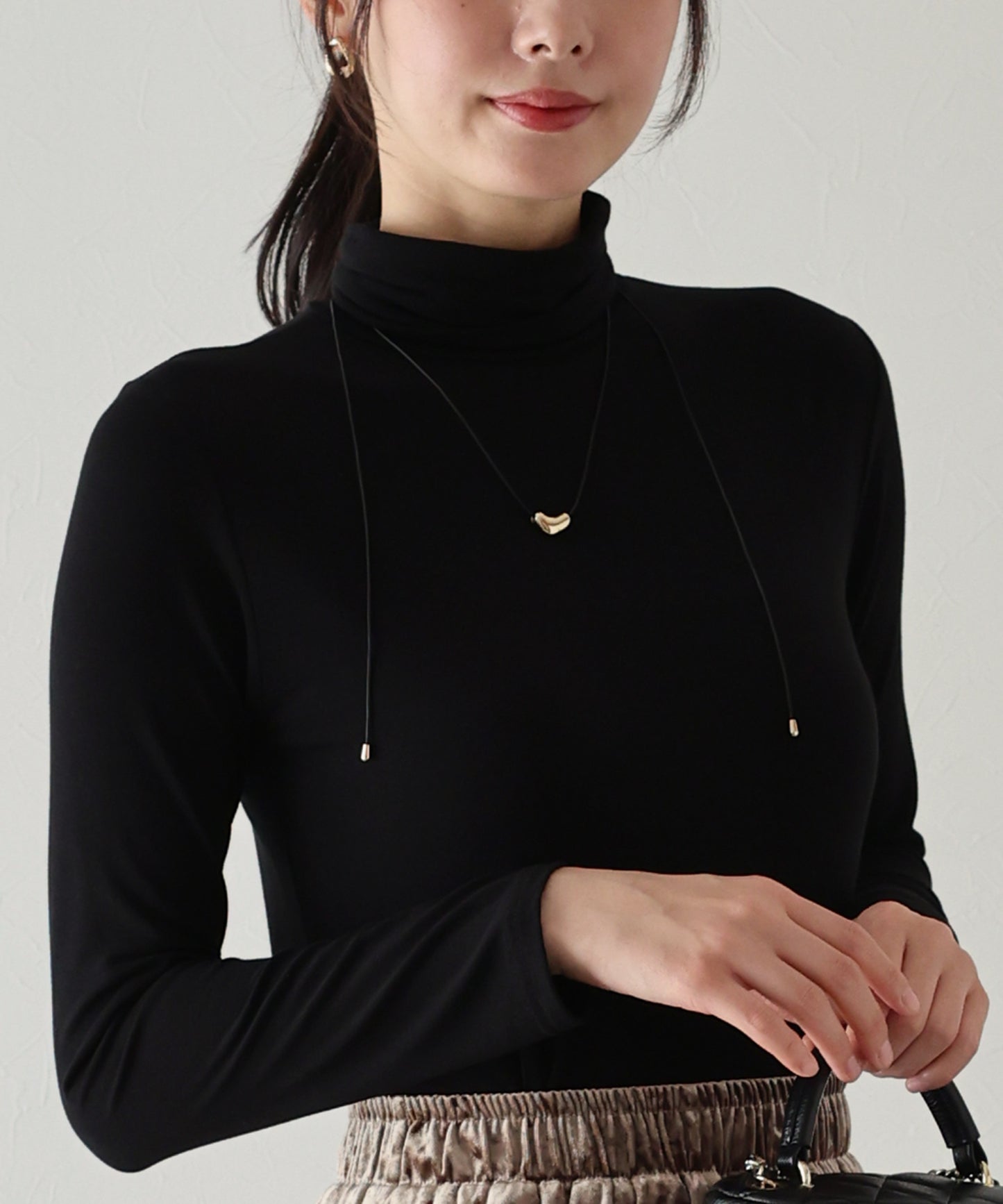 【SALE】タートルネックカットソー【ネコポス】