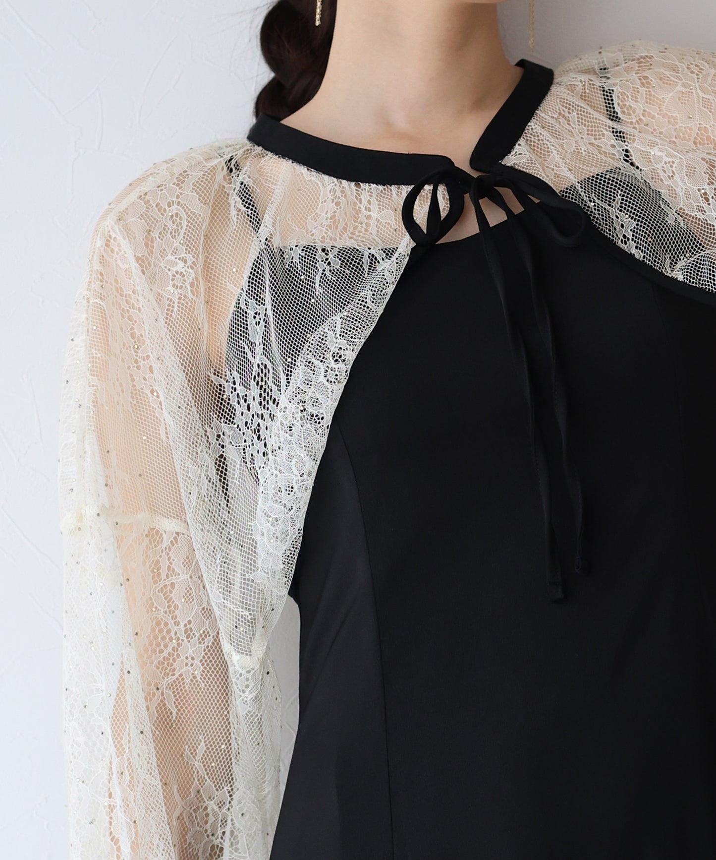 【SALE】レースボレロ×マーメイドワンピースドレス