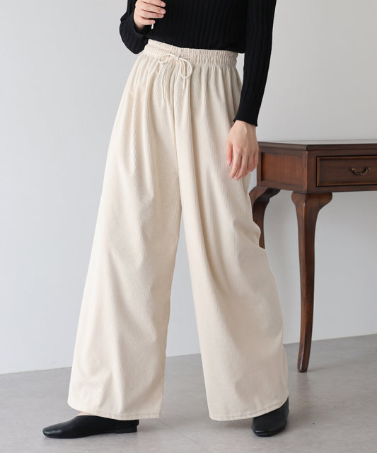 コーデュロイイージーパンツ