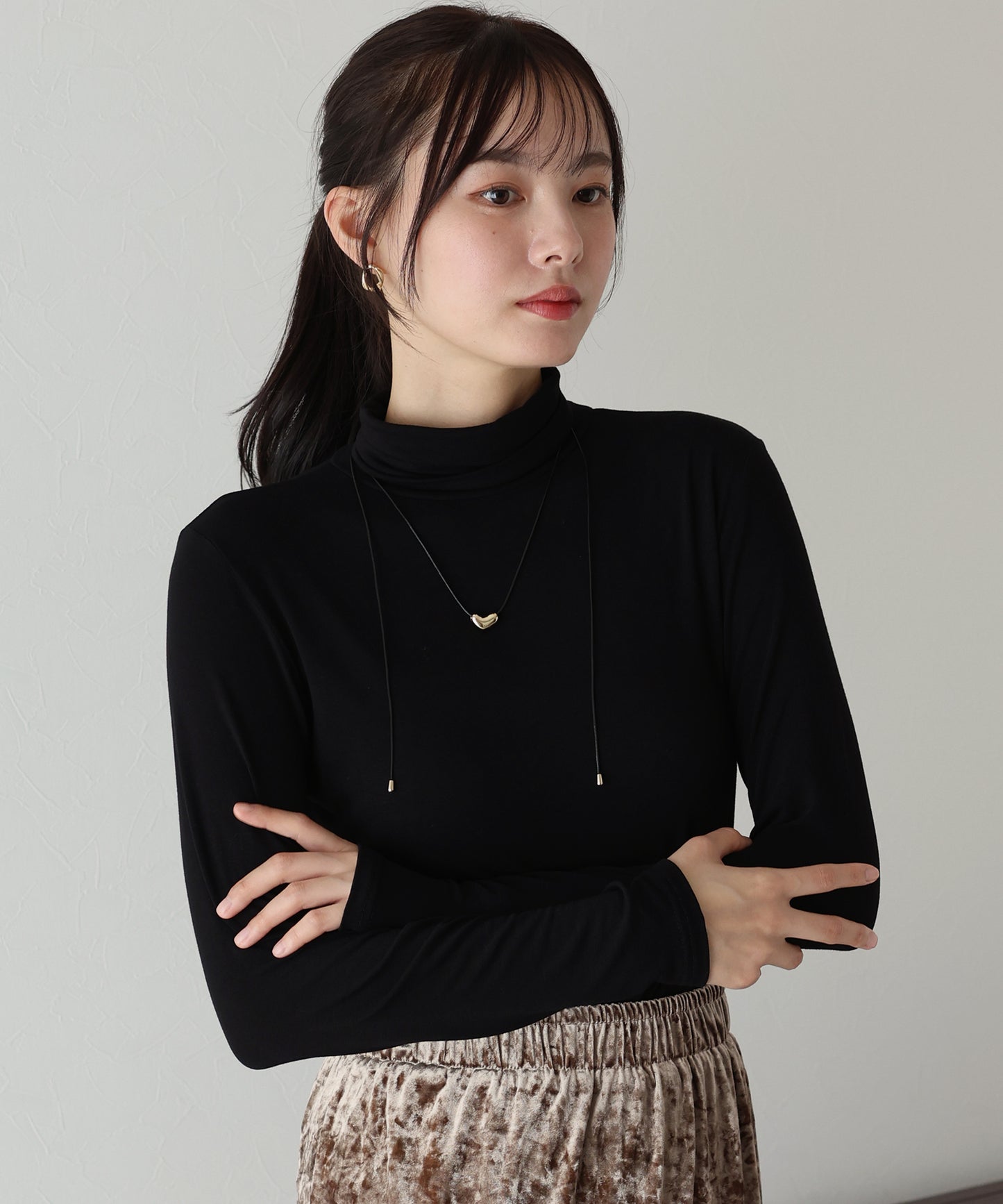 【SALE】タートルネックカットソー【ネコポス】