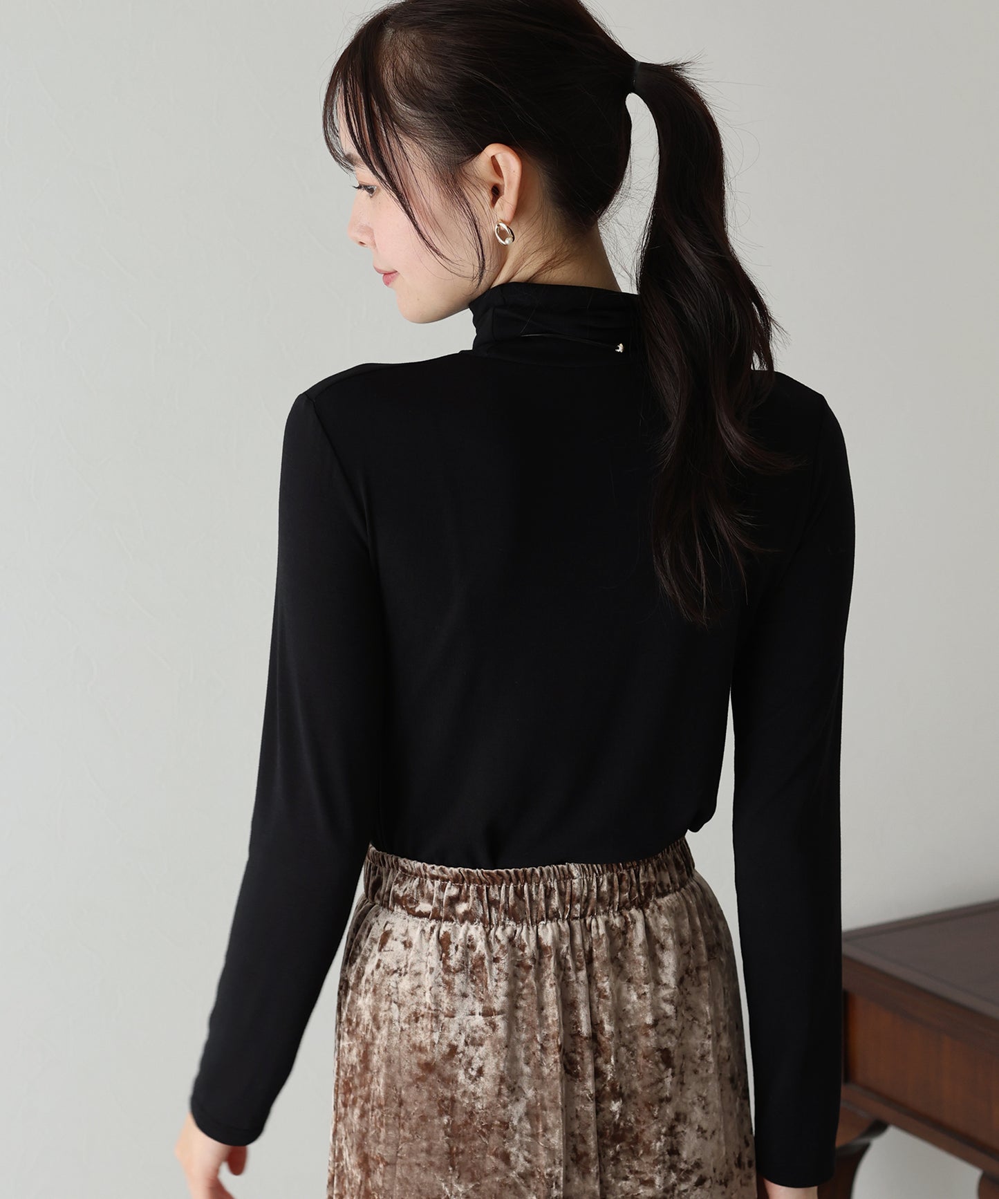 【SALE】タートルネックカットソー【ネコポス】