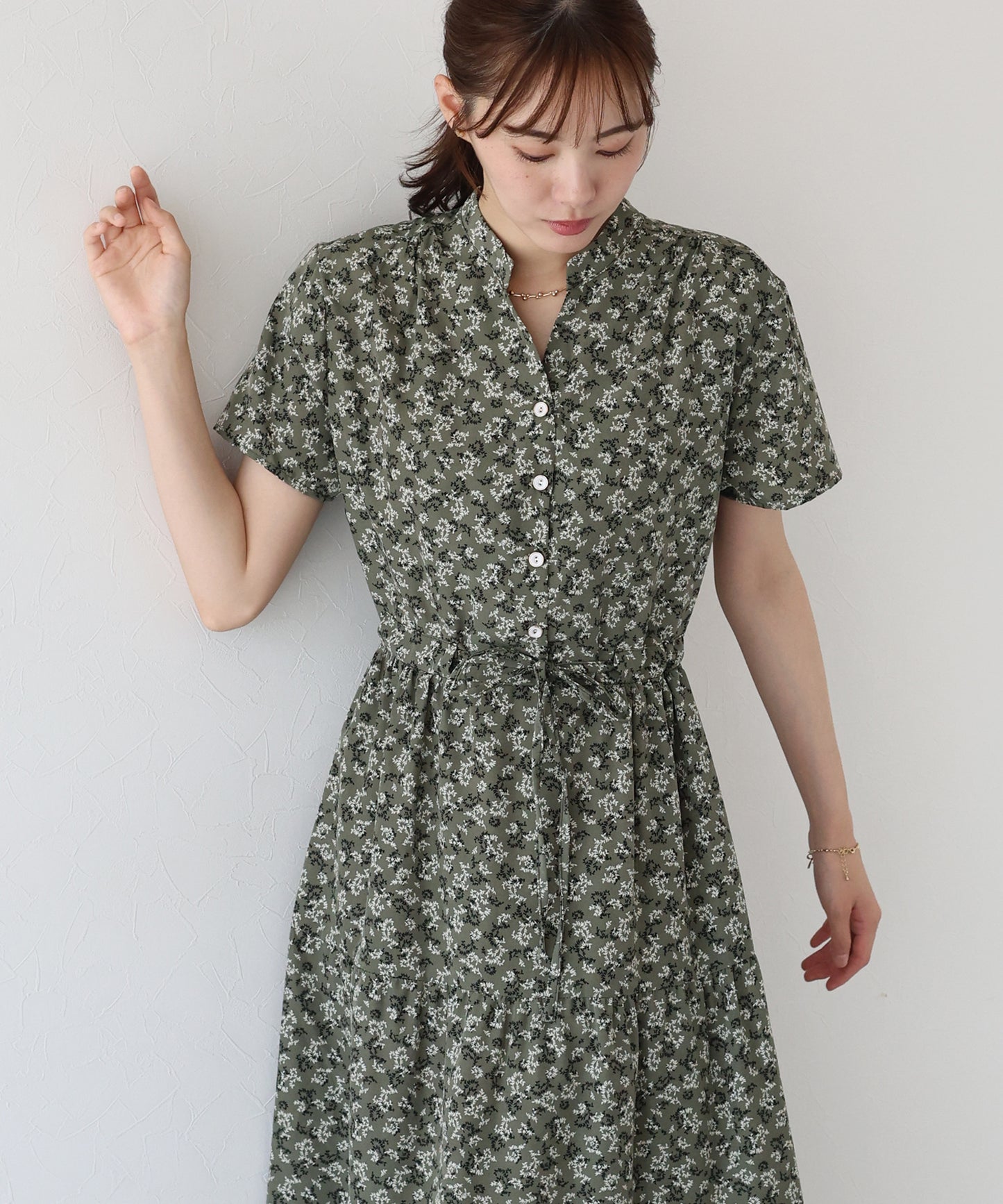 【TIME SALE】【接触冷感】無地&アソート花柄ワンピース