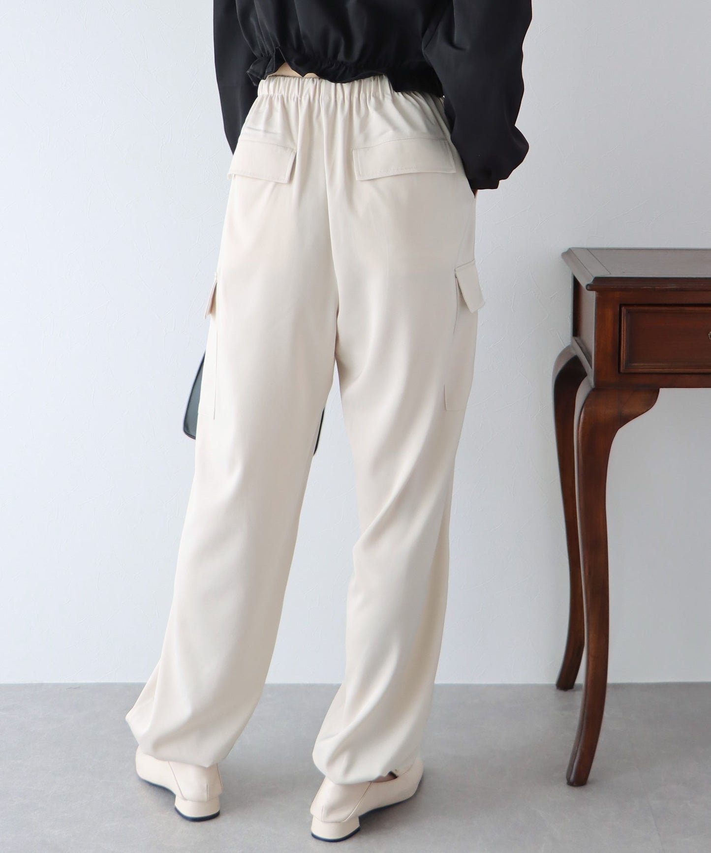 【TIME SALE】サテンカーゴパンツ