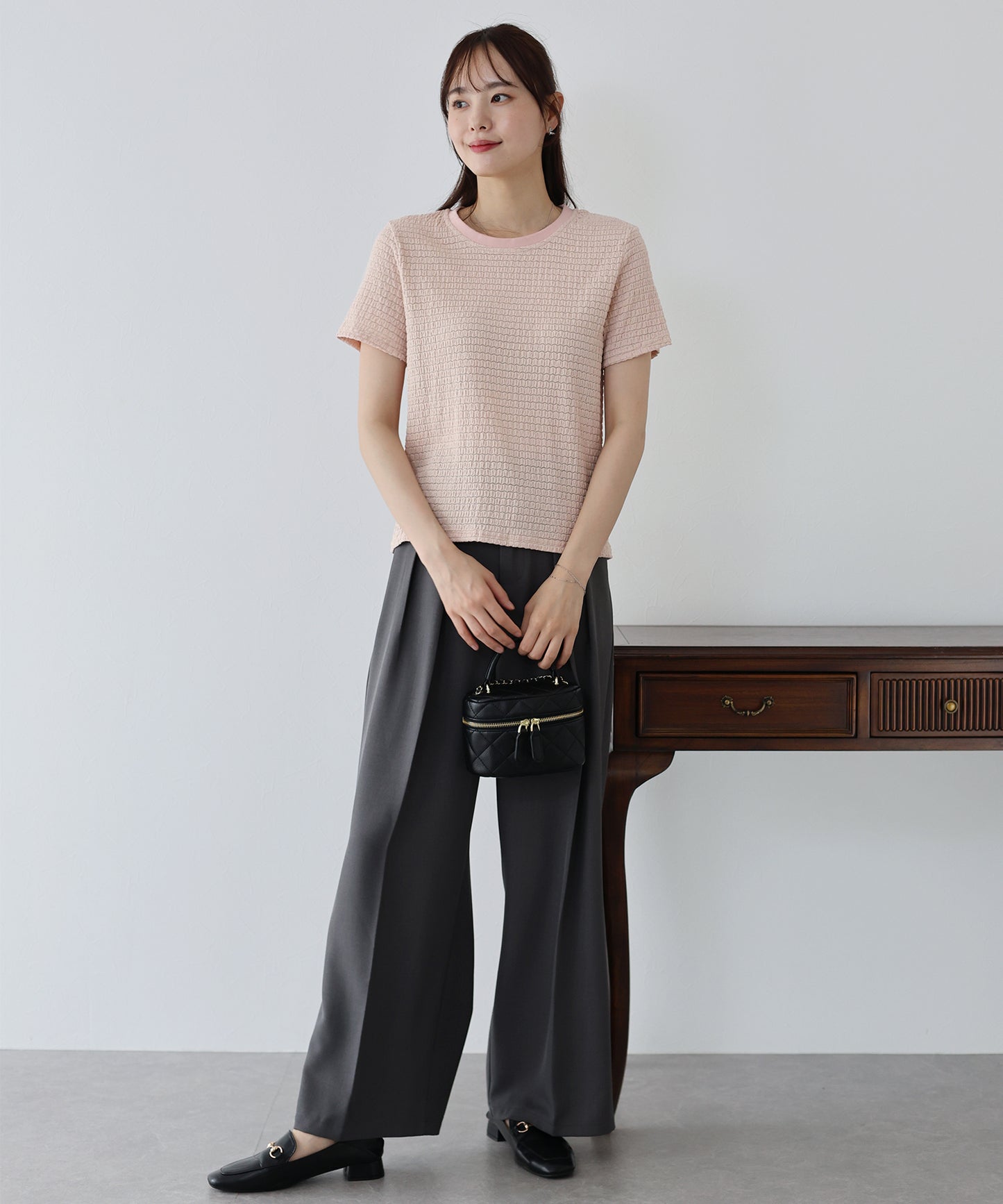 【SALE】襟配色ボーダーTシャツ【ネコポス】