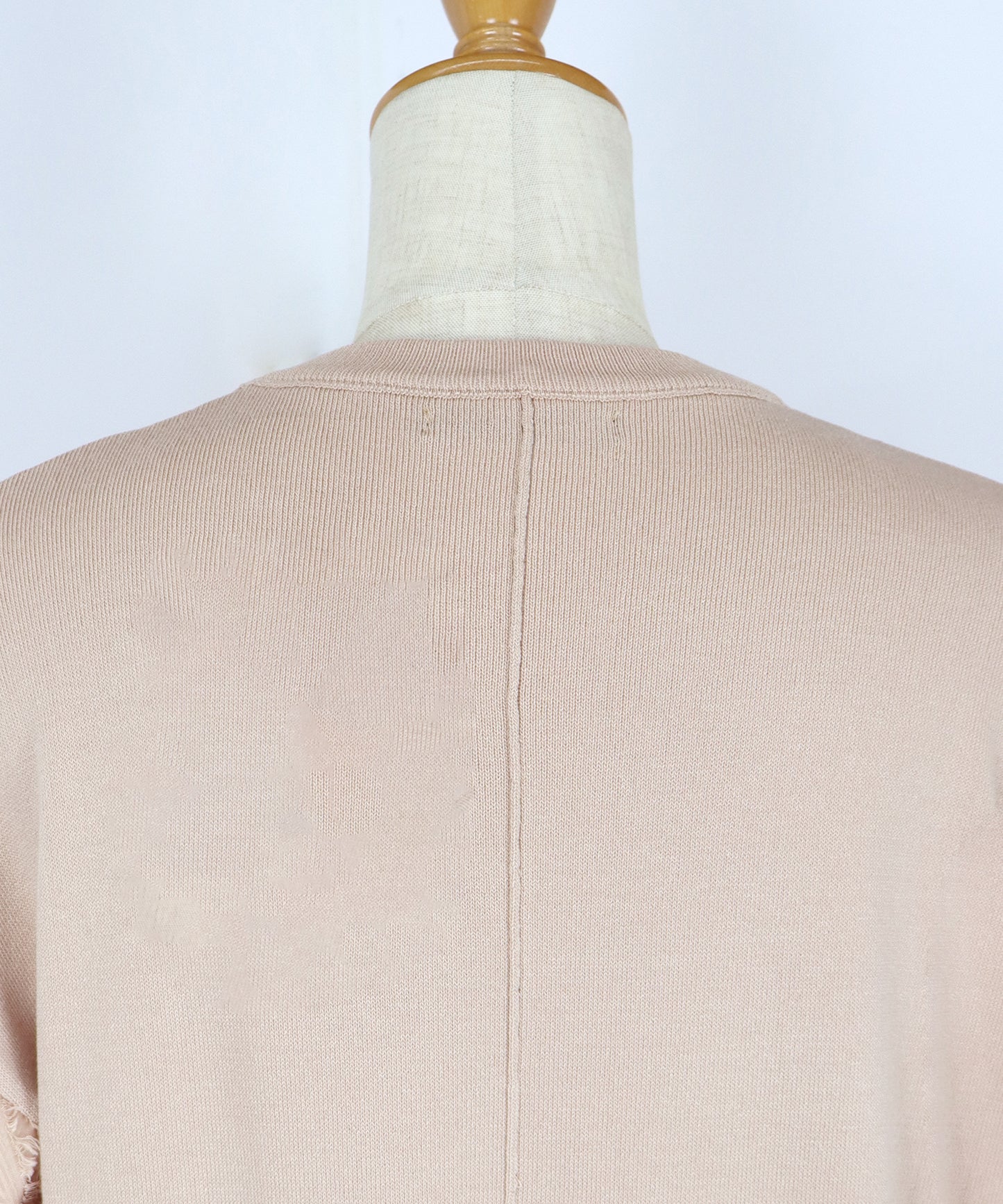 【TIME SALE】カットジャガード袖ニットワンピース