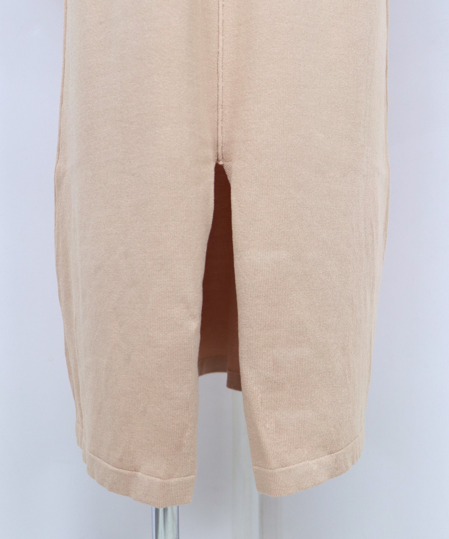 【TIME SALE】カットジャガード袖ニットワンピース