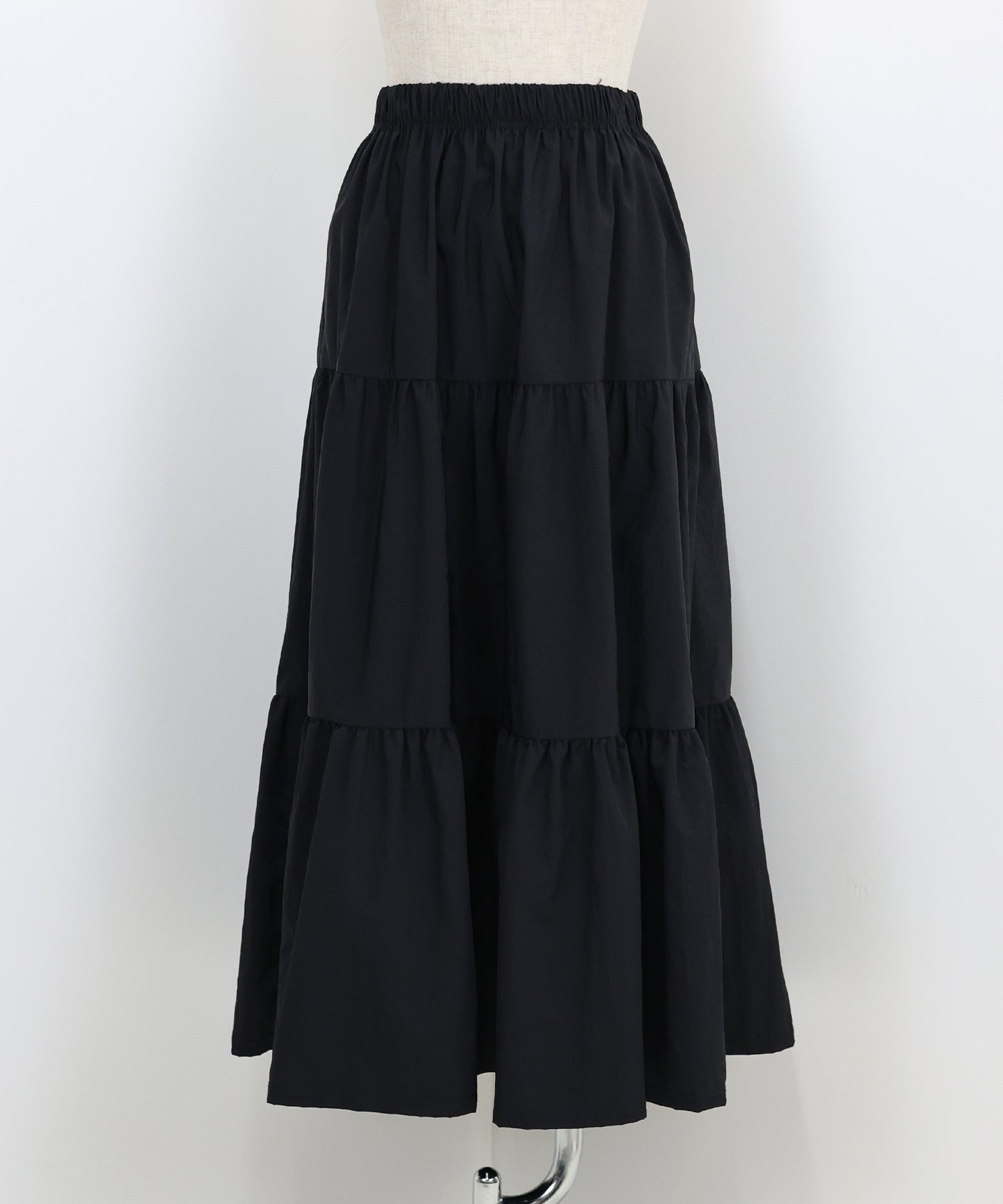 【SALE】ナイロンティアードスカート