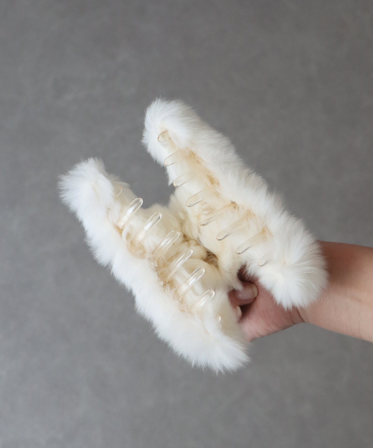 【早割5%OFF】ボリュームファーバンスクリップ