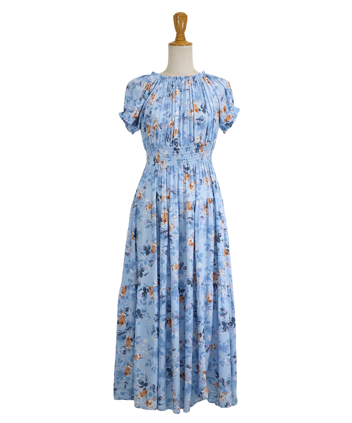 【TIME SALE】アソート柄2WAYオフショルワンピース